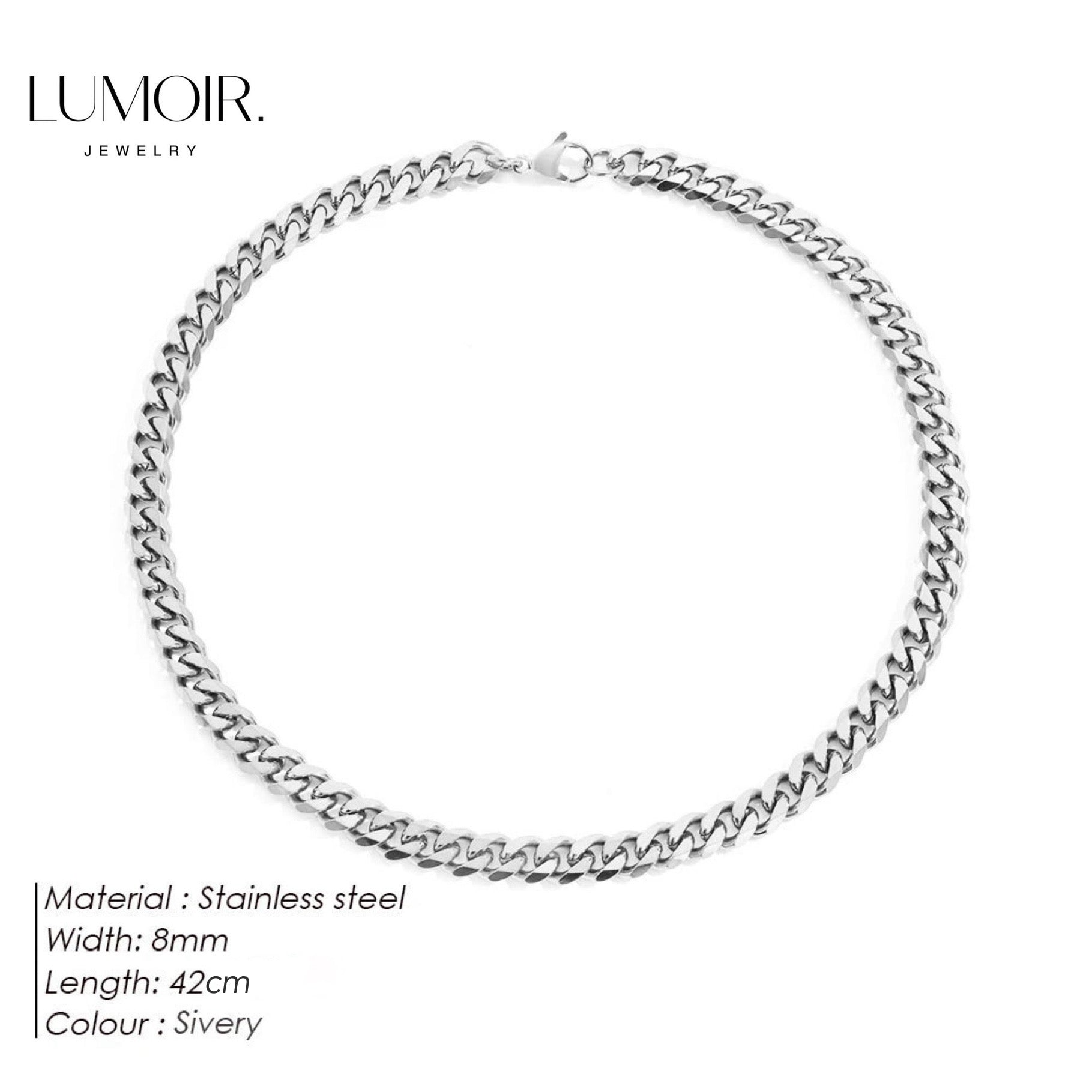 Stainless steel necklace Renzo