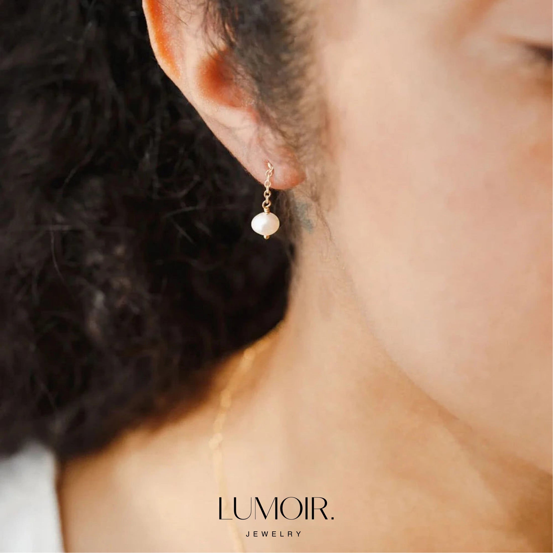 Isolde pearl earrings