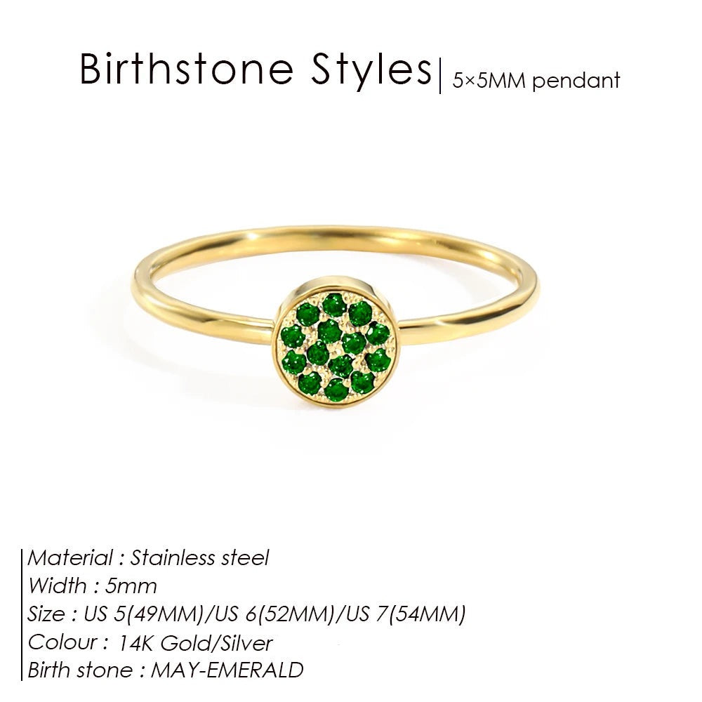 Birthstone ring Daniela
