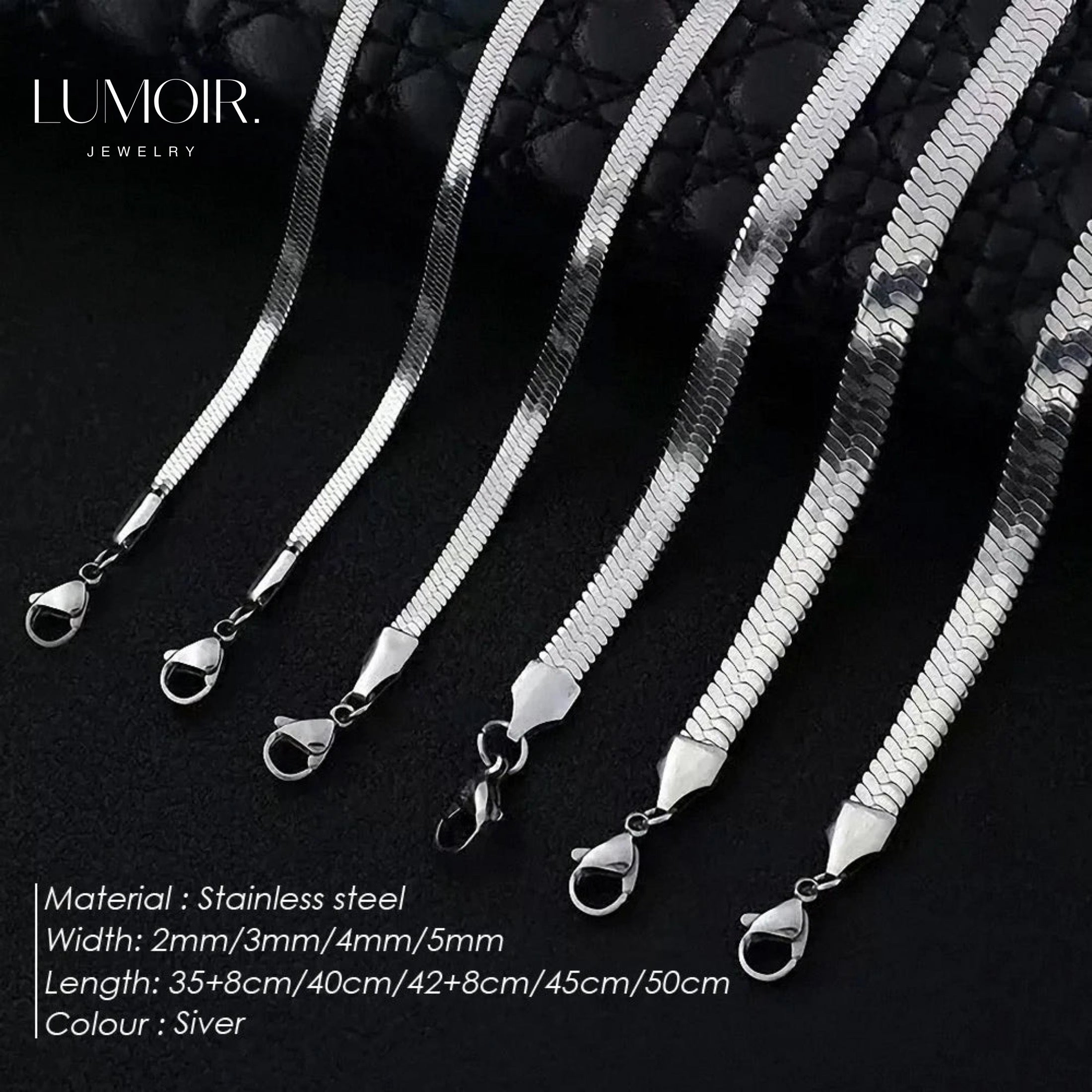 Stainless steel necklace Jay