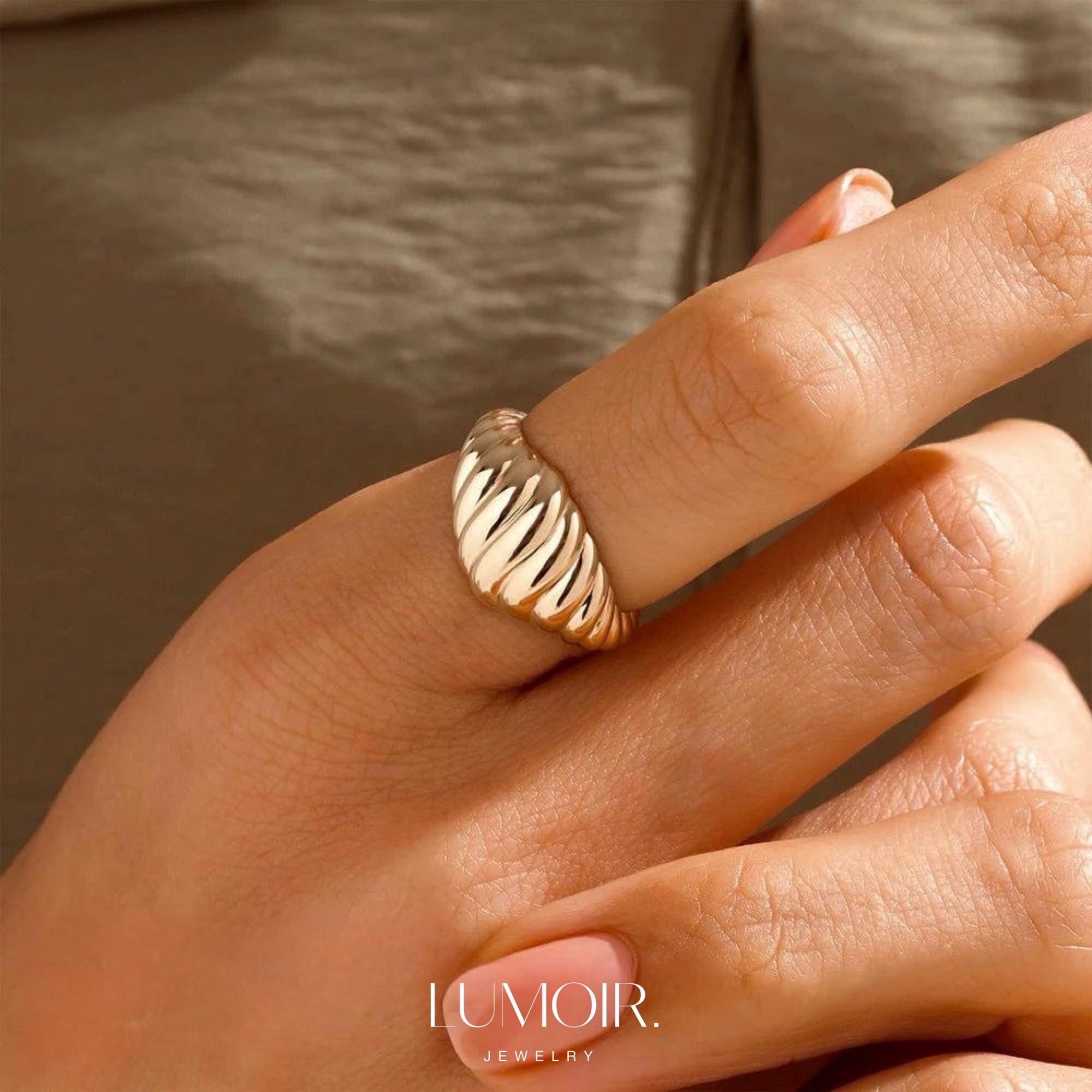 Stainless steel ring Zélie