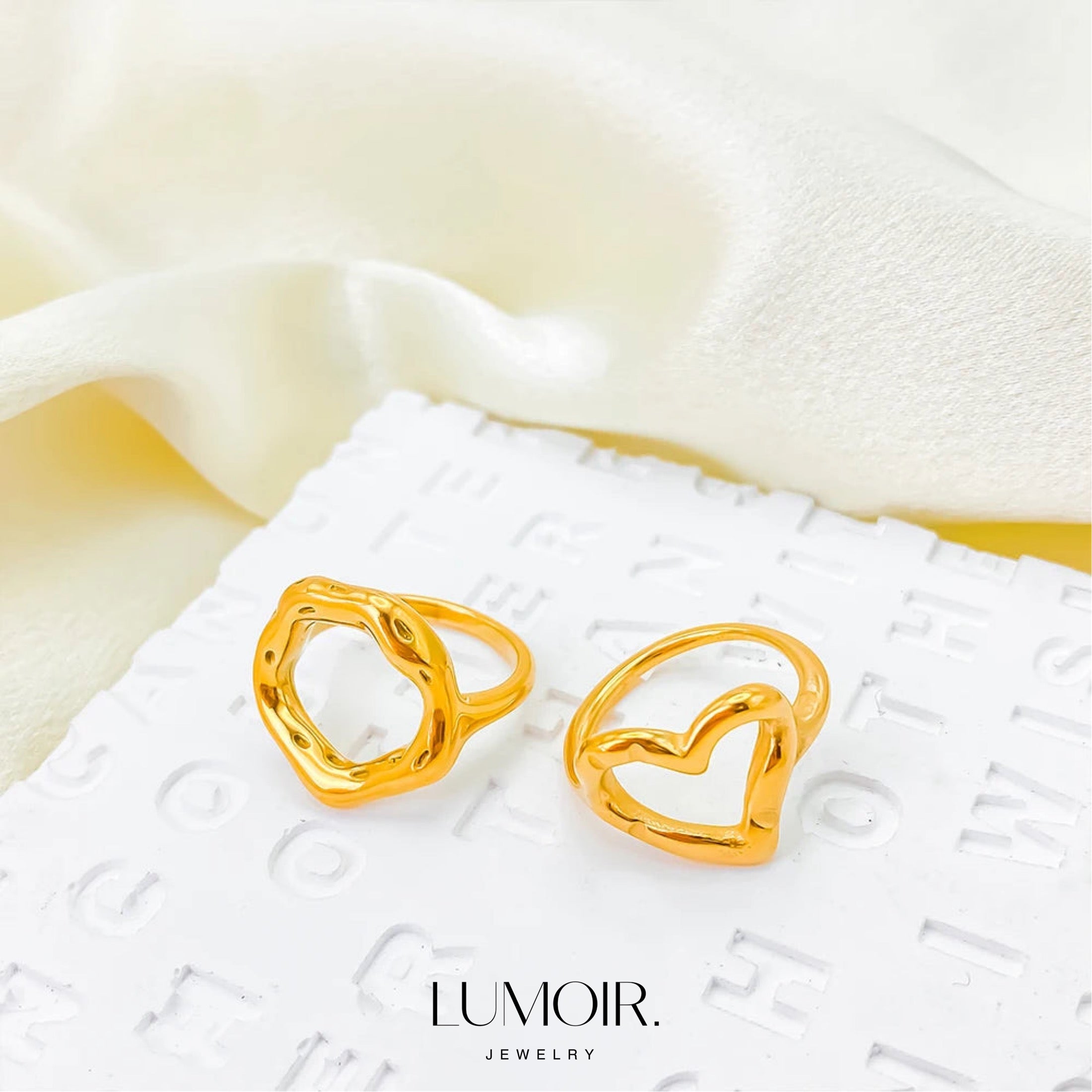 Stainless steel ring Xenia