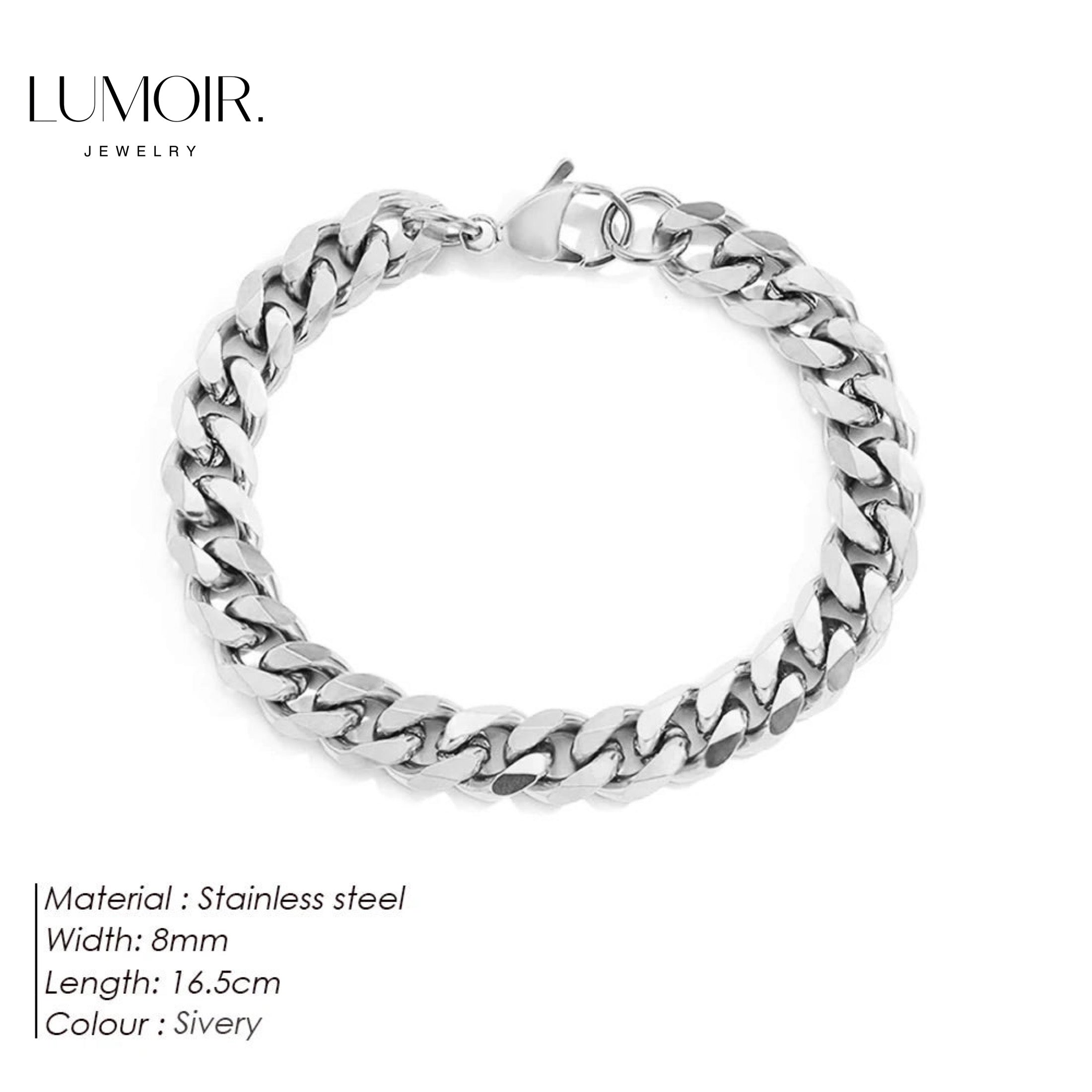 Stainless steel bracelet Nico