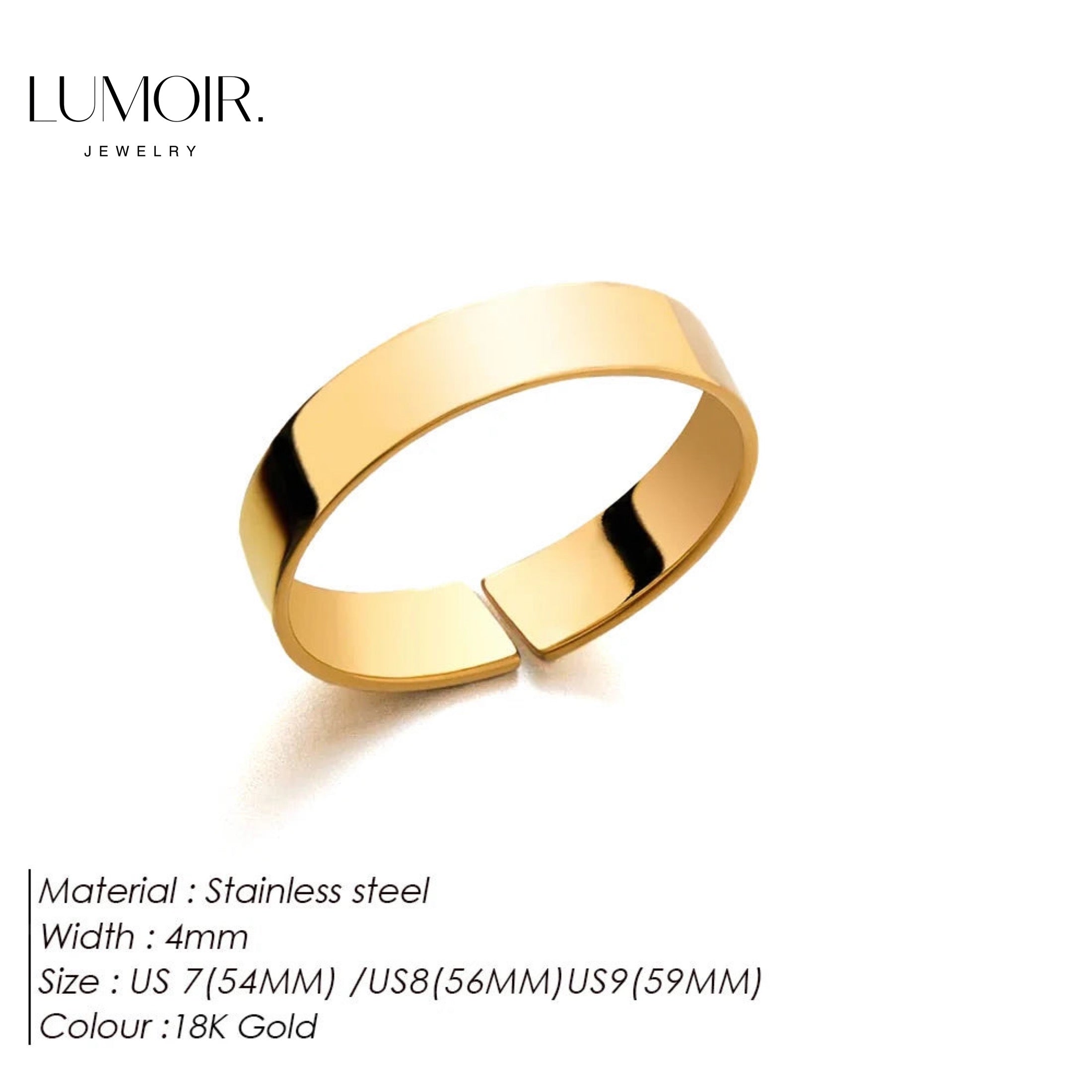 Stainless steel ring Marino