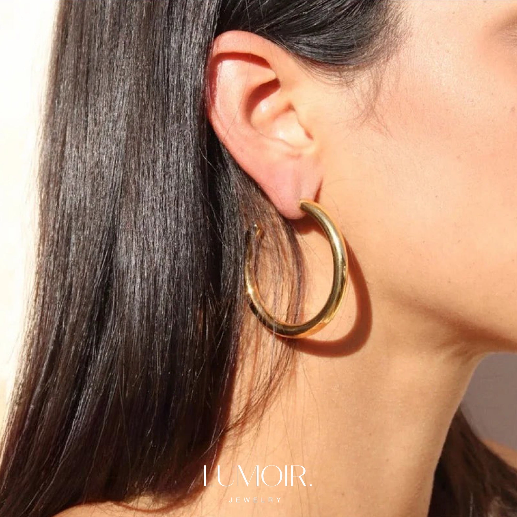 Stainless steel earrings Véra