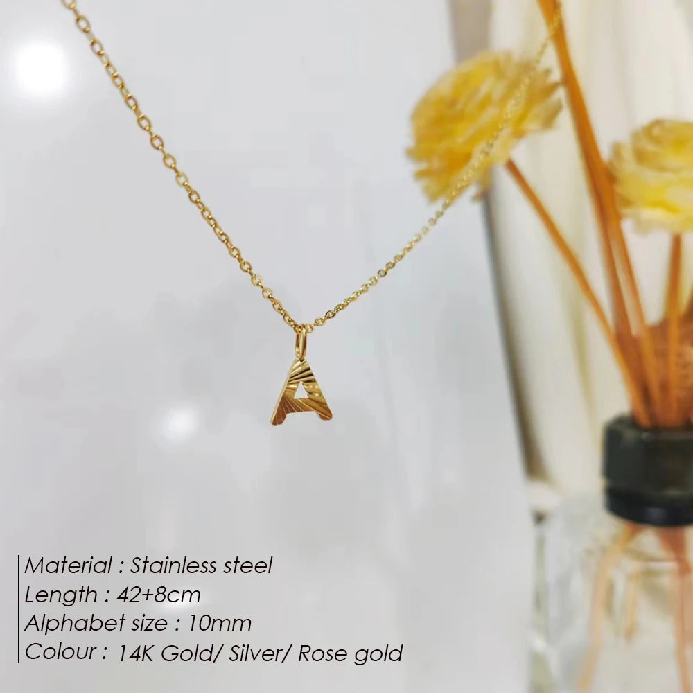 Personalized stainless steel necklace Corina