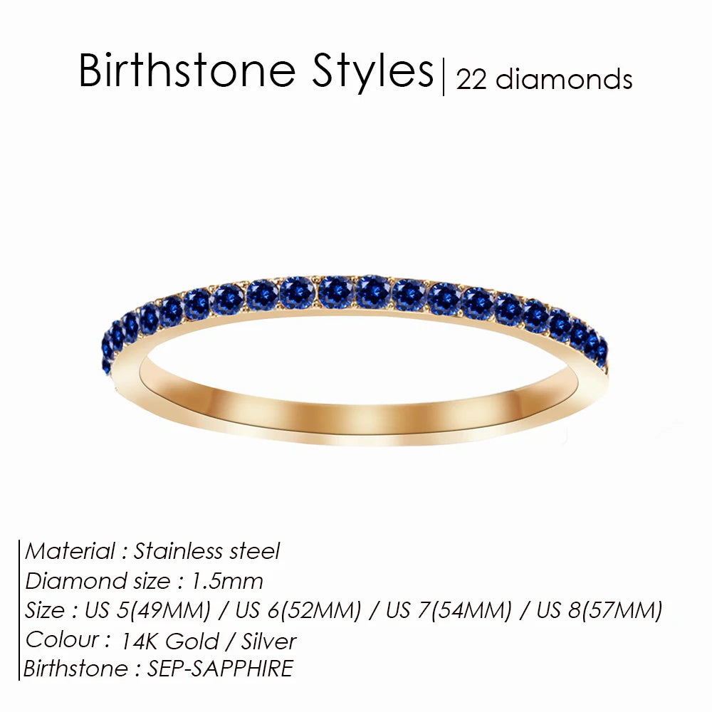 Birthstone ring Amira