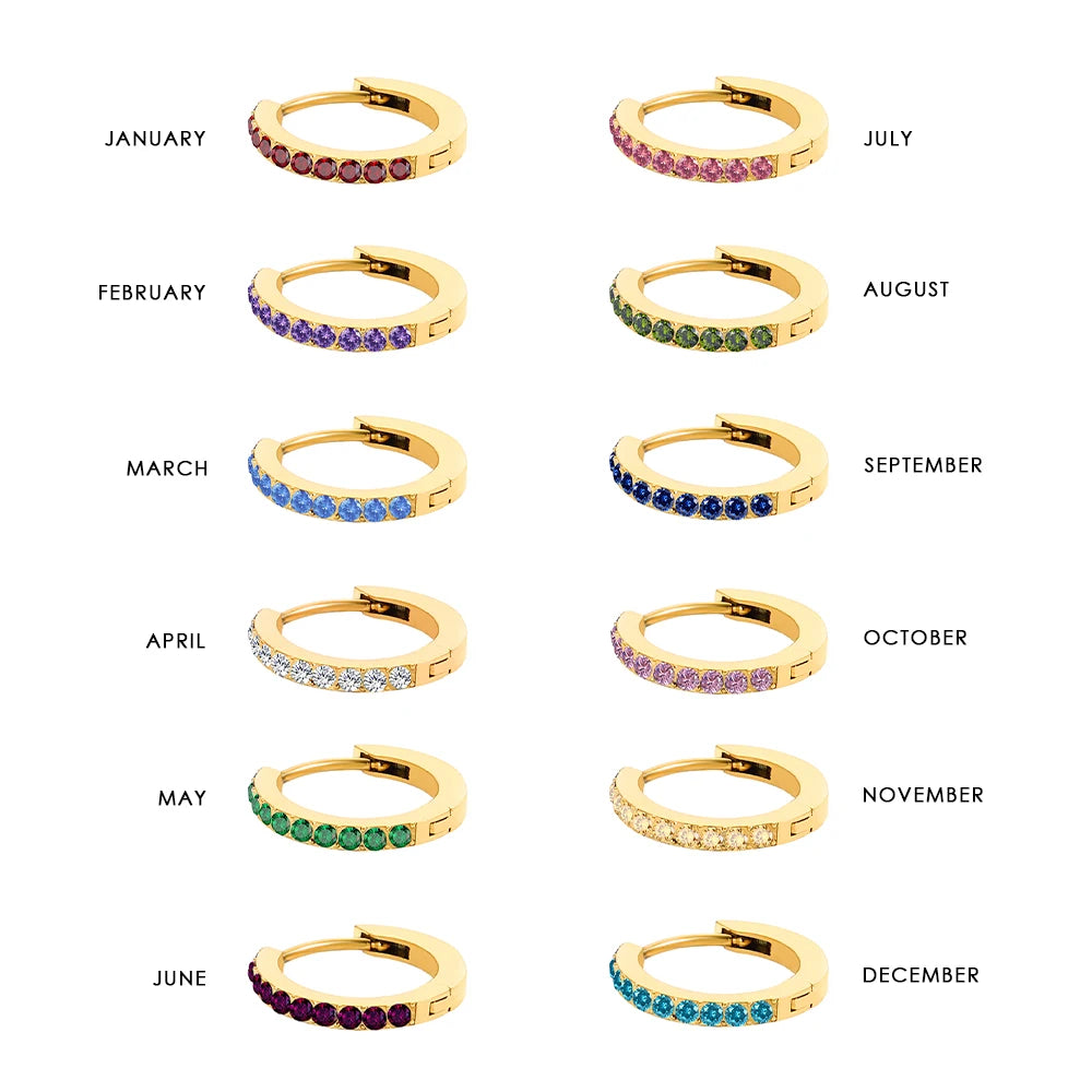 Birthstone earrings Marena