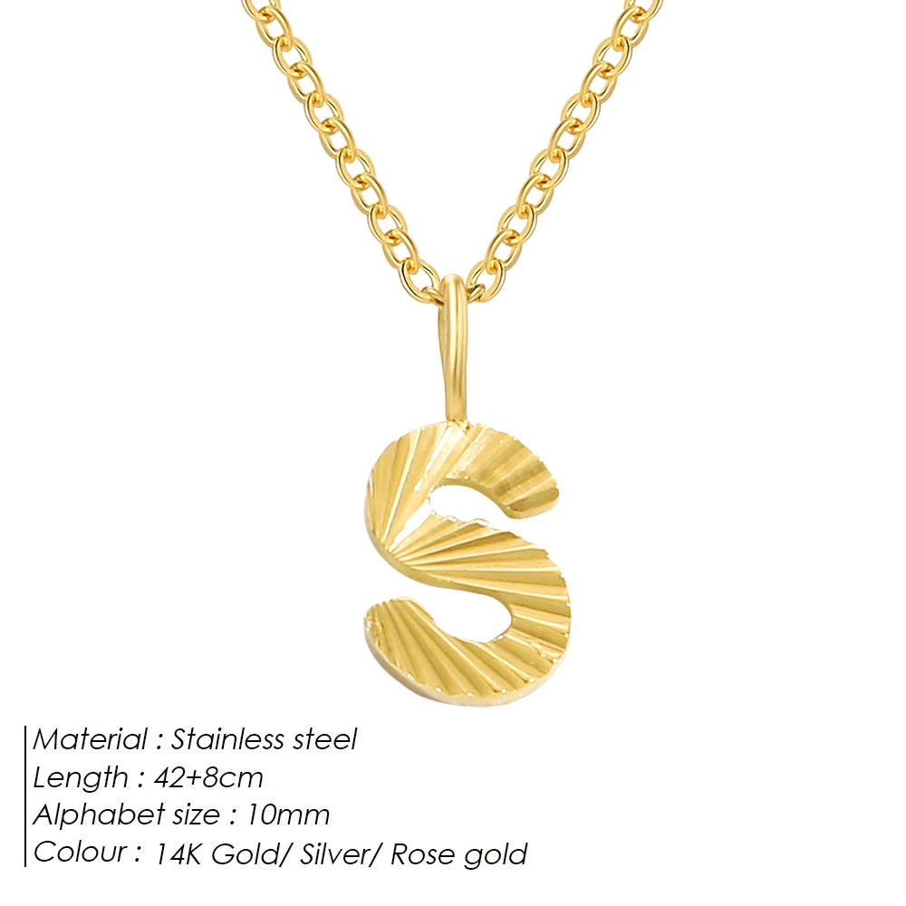 Personalized stainless steel necklace Corina
