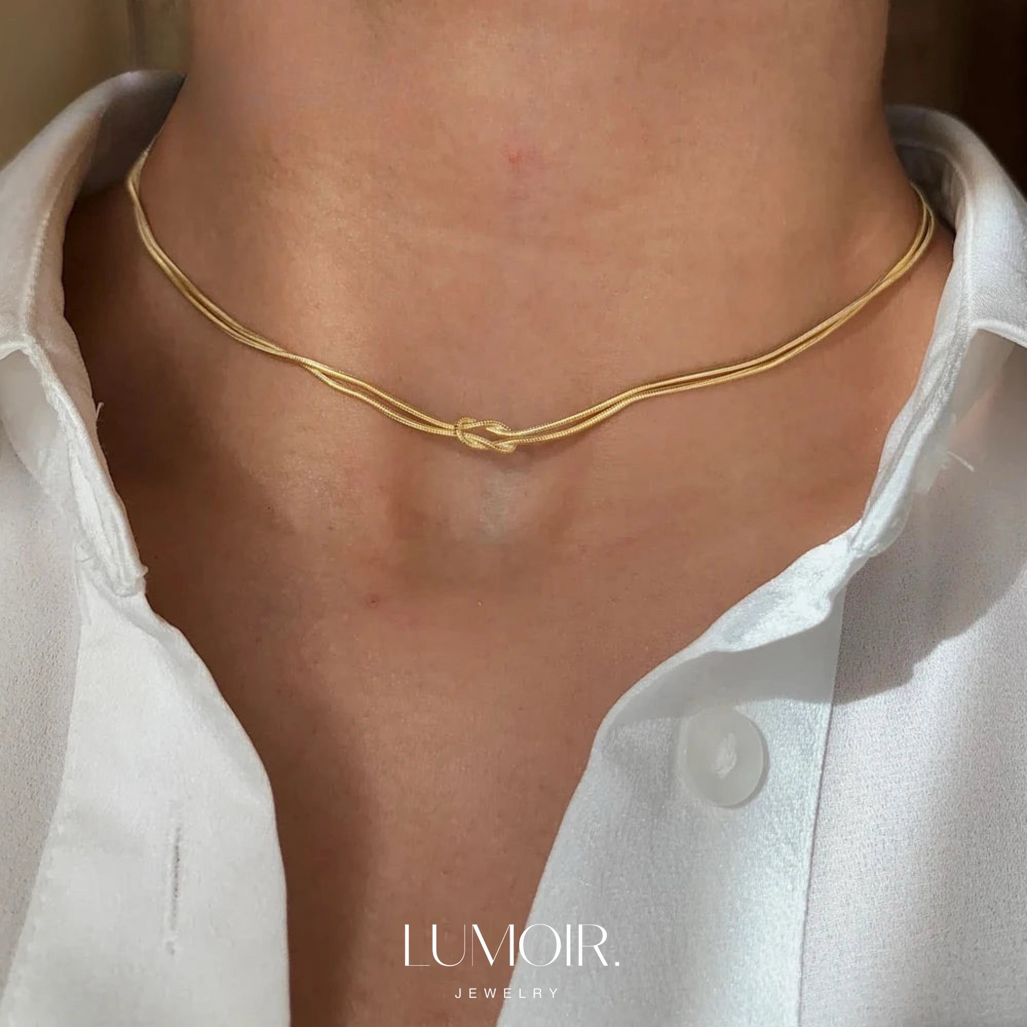 Collier en acier inoxydable Nela