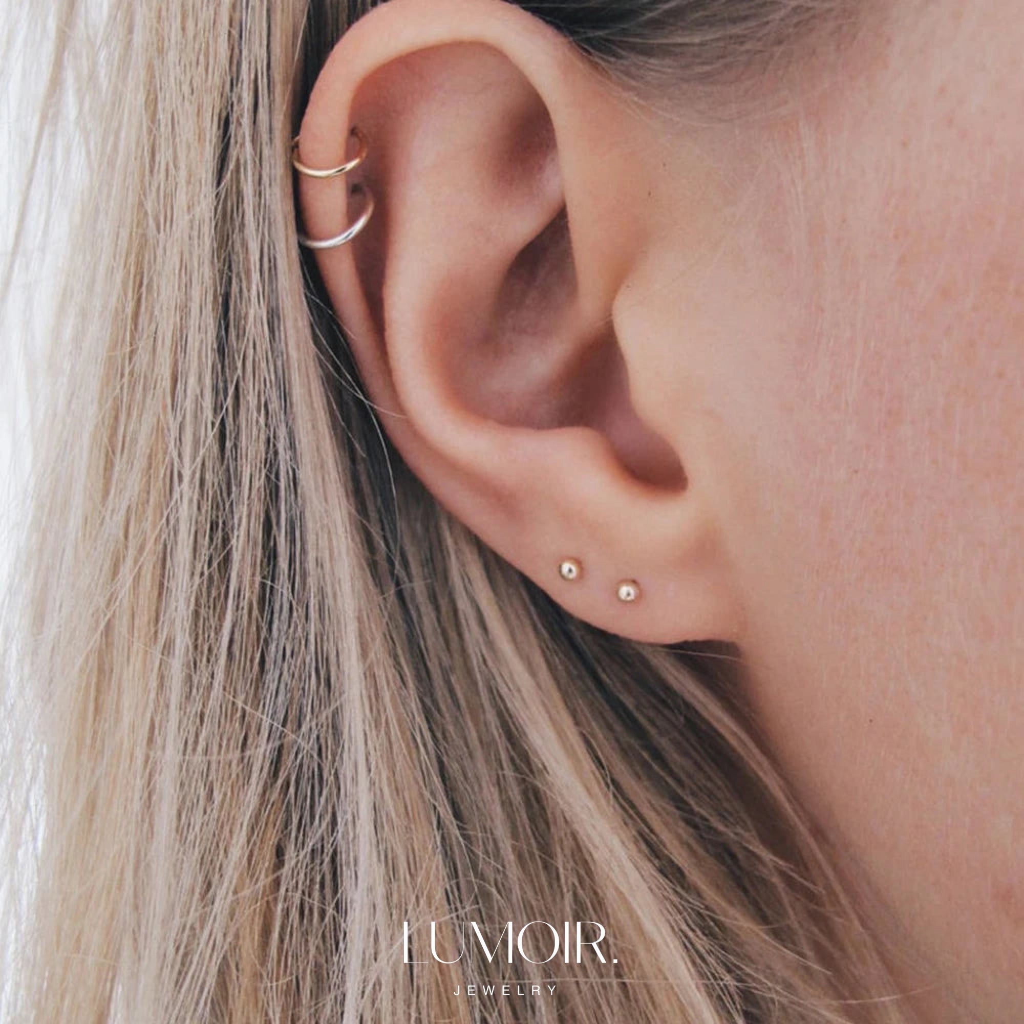 Boucles d'oreilles en acier inoxydable Coco