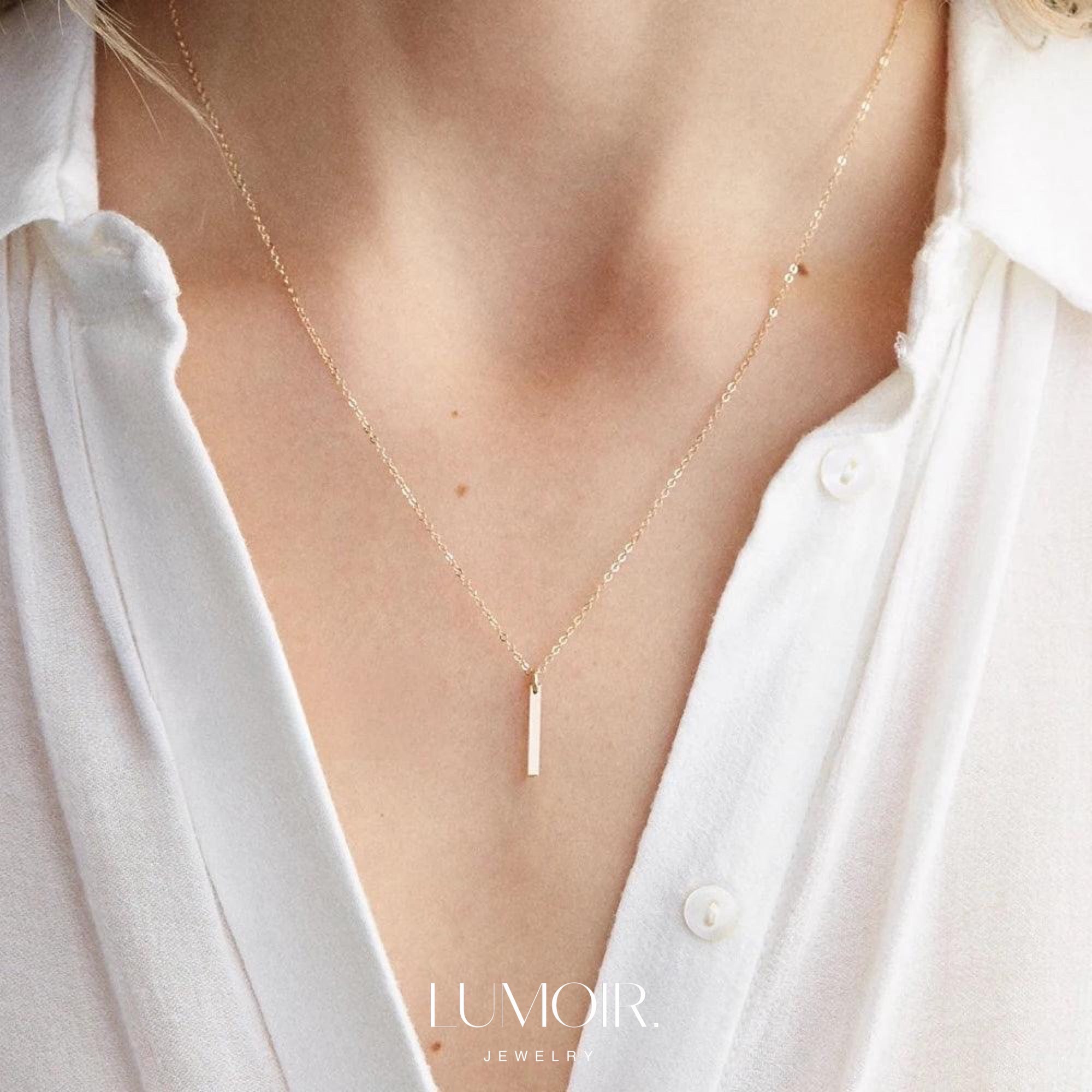 Collier personnalisé en acier inoxydable Sophie