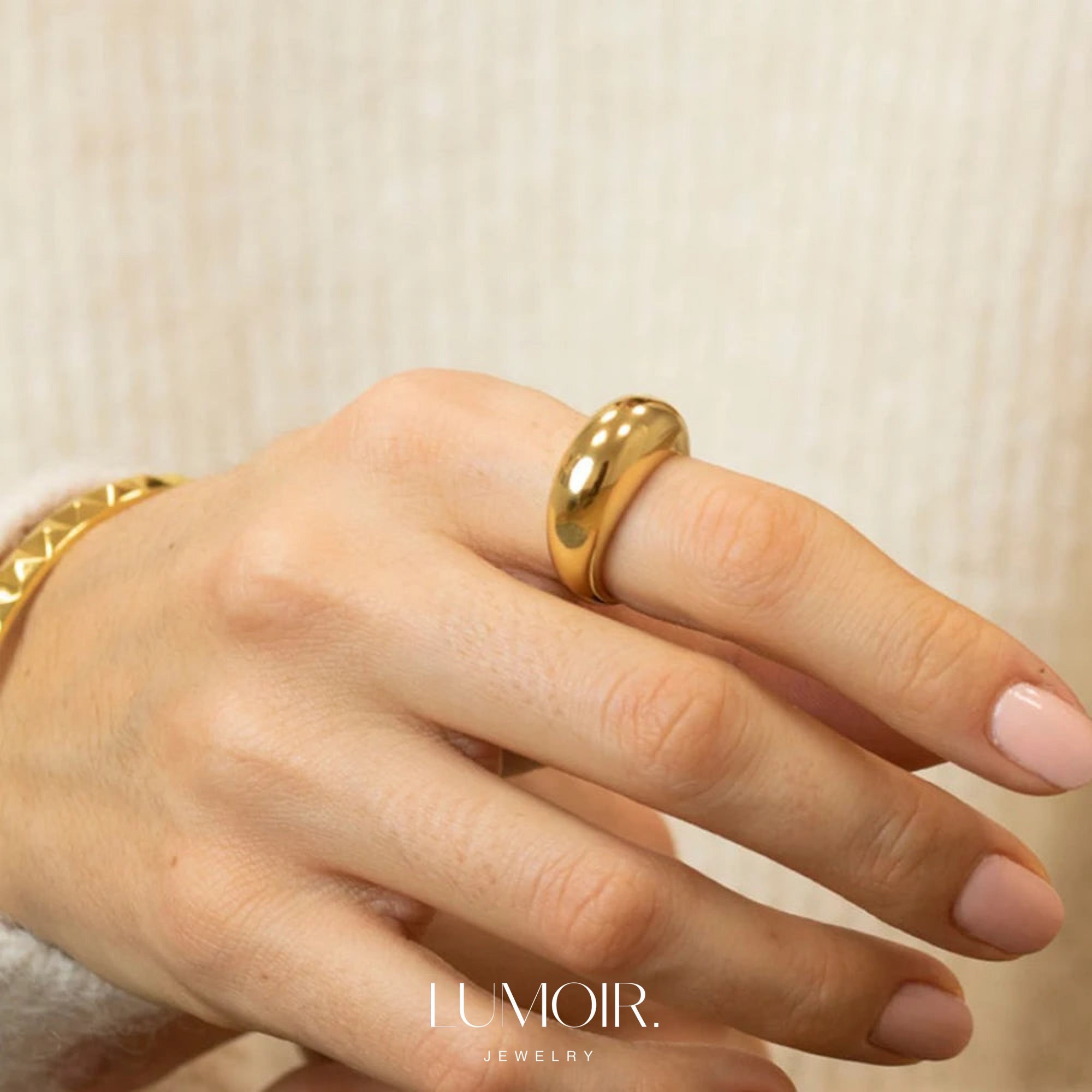 Bague en acier inoxydable Kesha