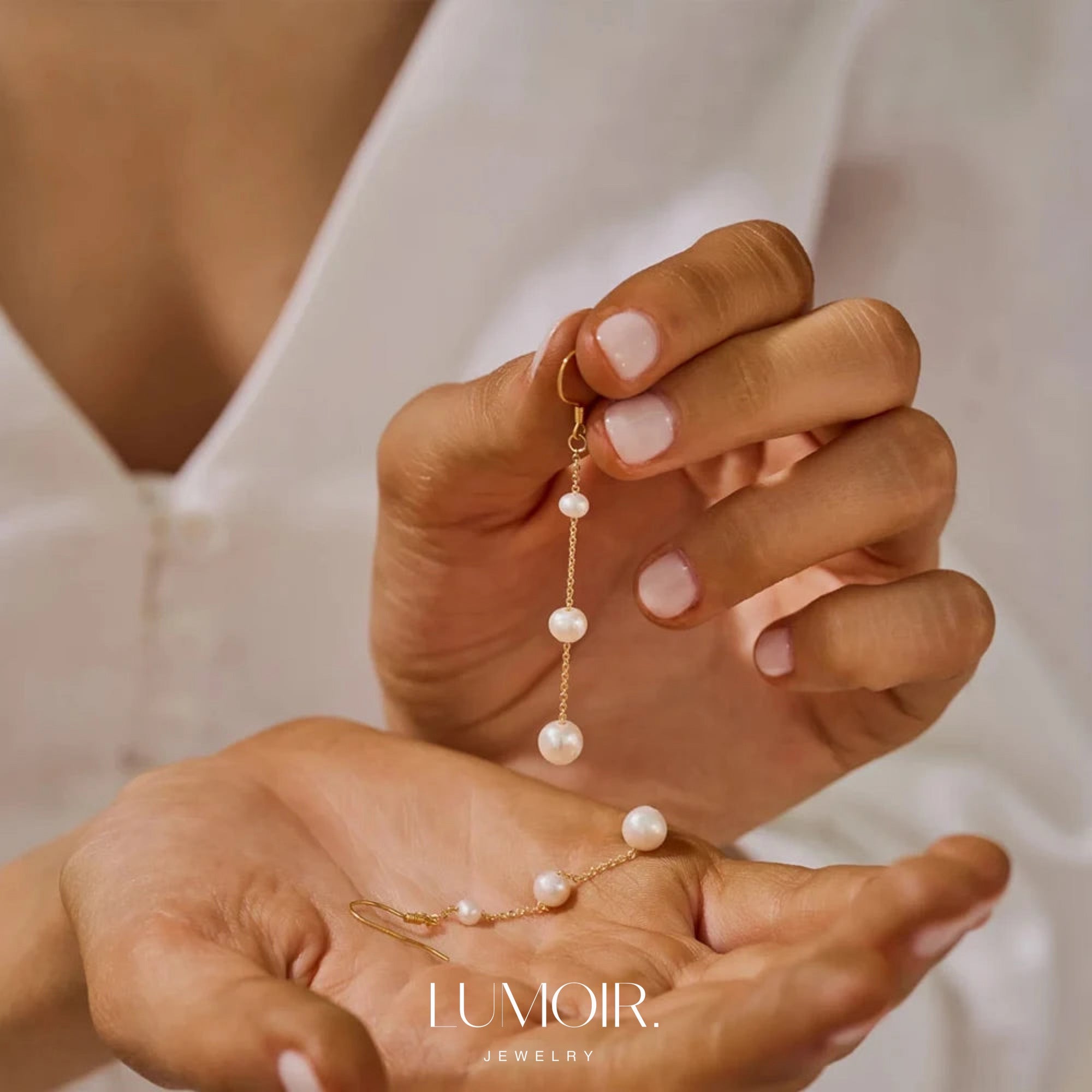 Boucles d'oreilles en perles Jane