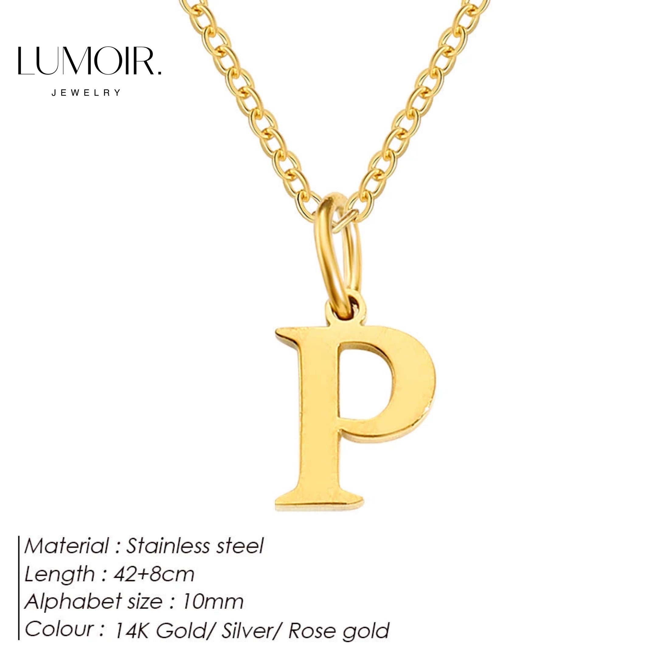 Collier personnalisé en acier inoxydable Lune