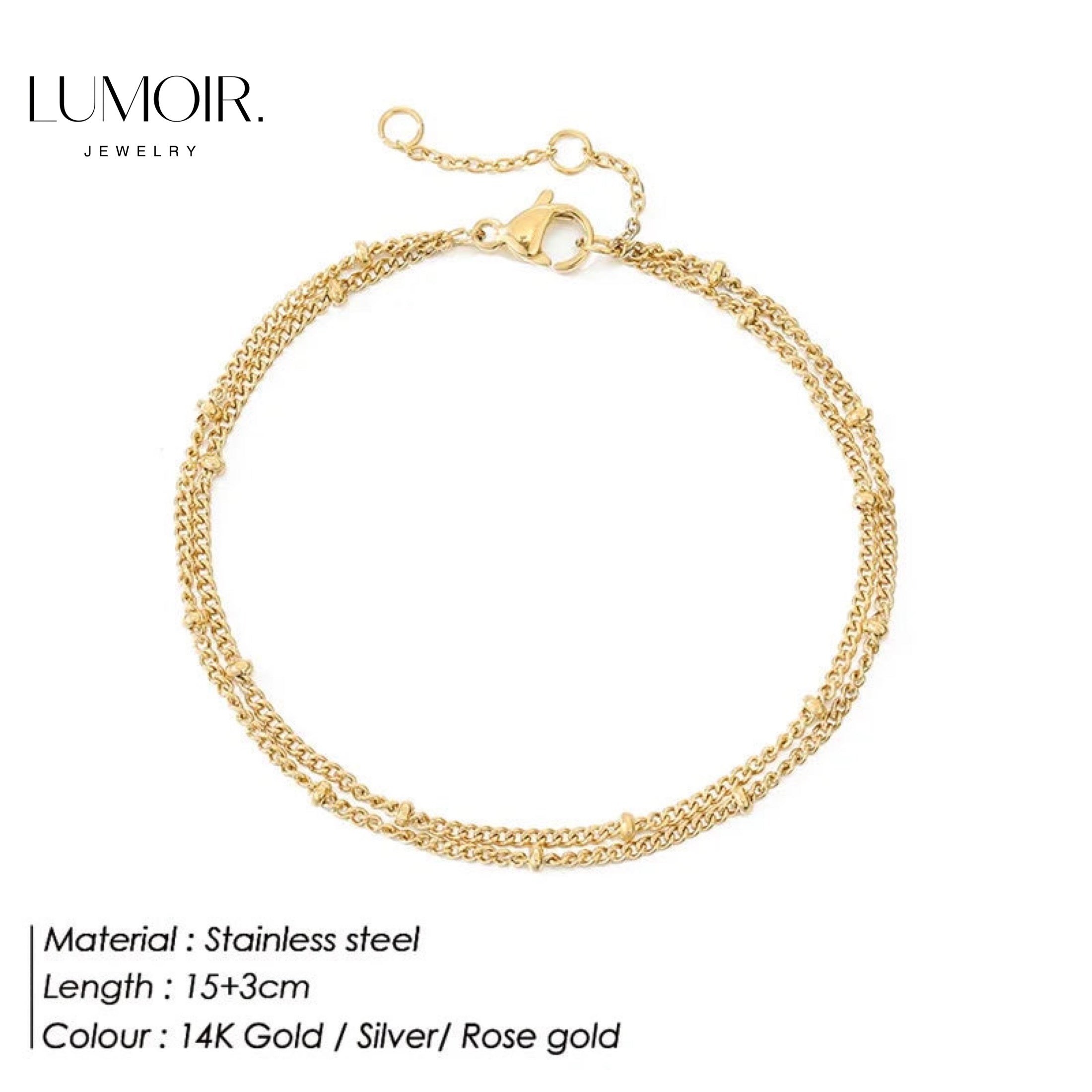 Bracelet en acier inoxydable Klara