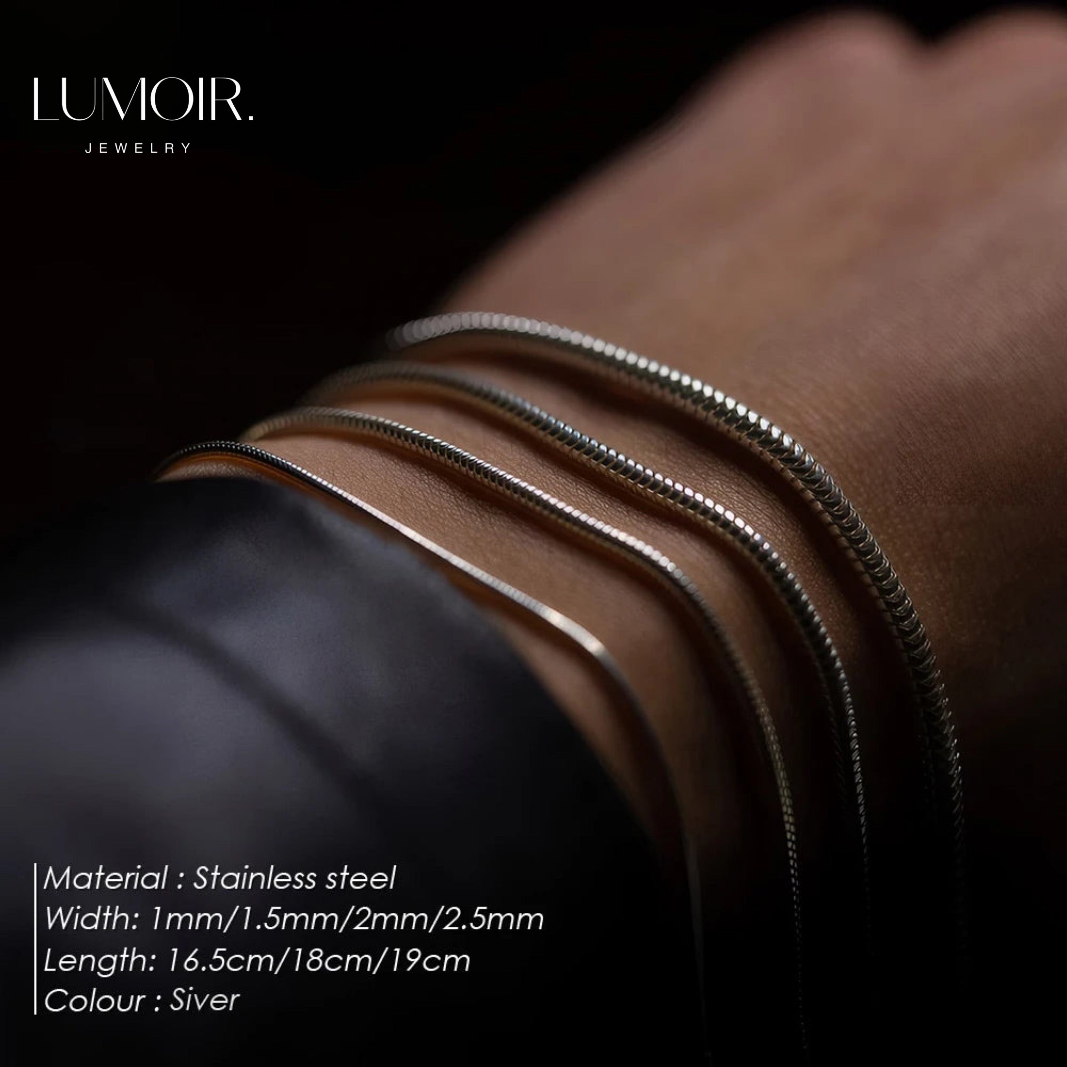 Bracelet en acier inoxydable Robin