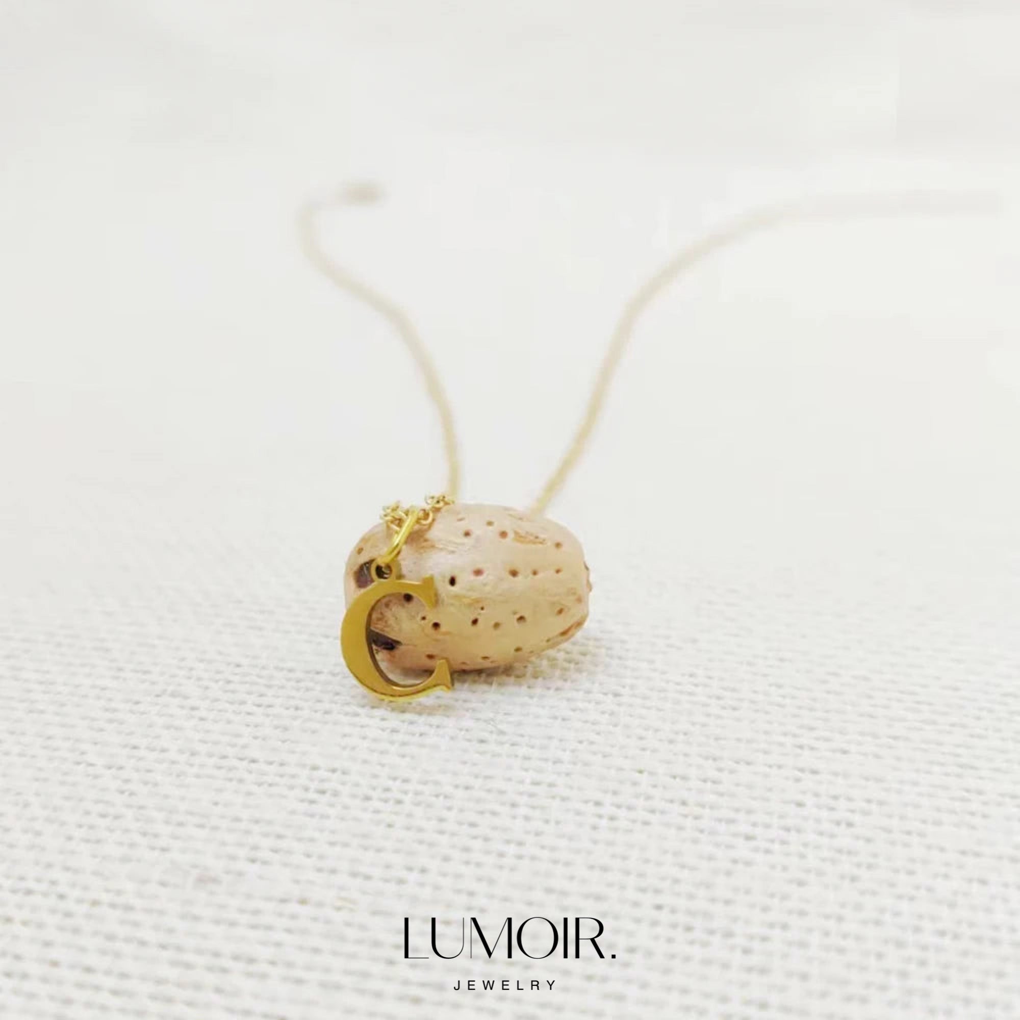 Collier personnalisé en acier inoxydable Lune