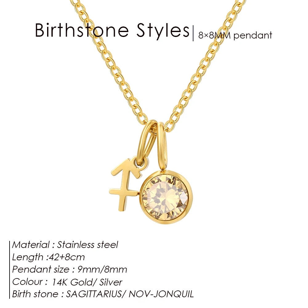 Collier pierre de naissance Rahel