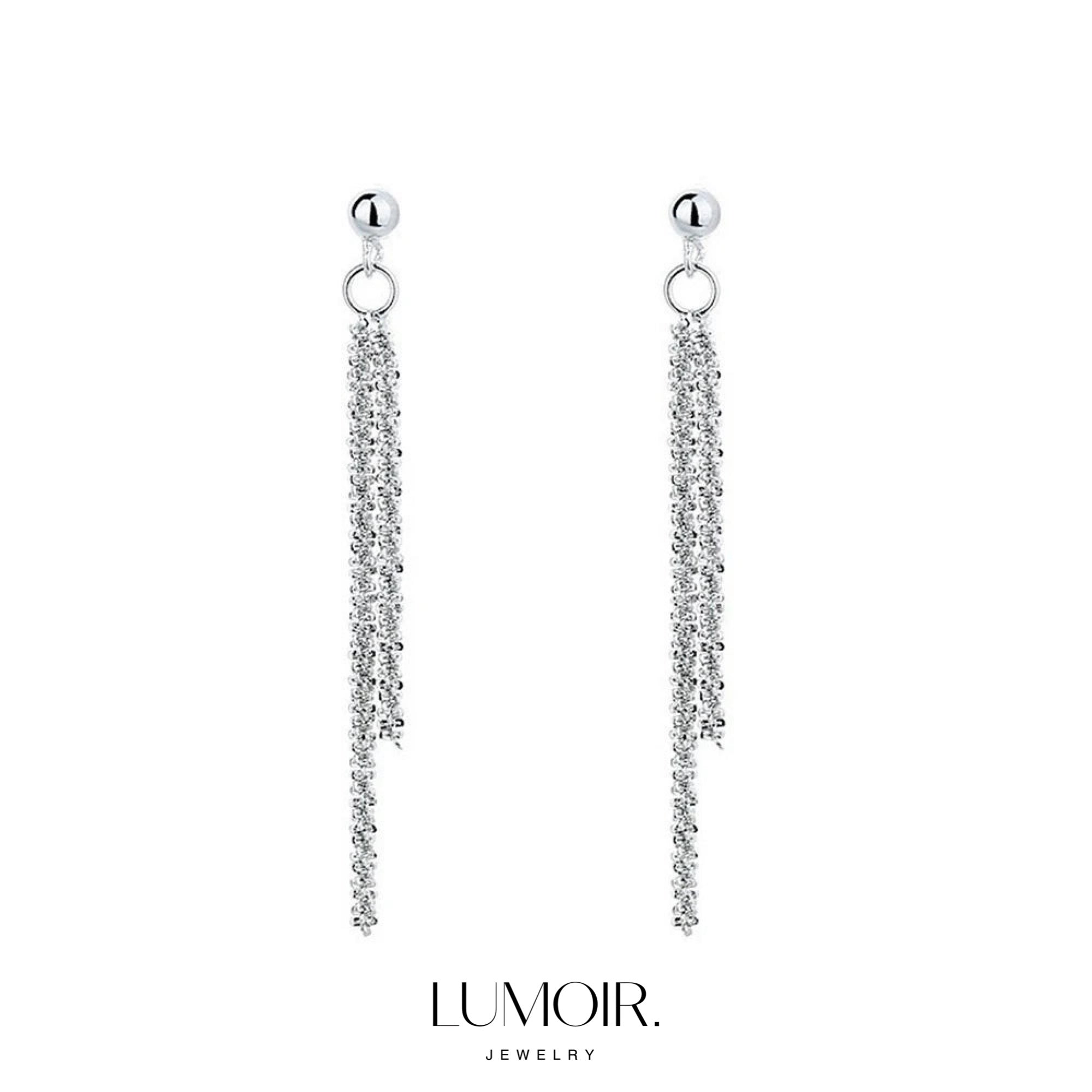 Boucles d'oreilles en acier inoxydable Louisa