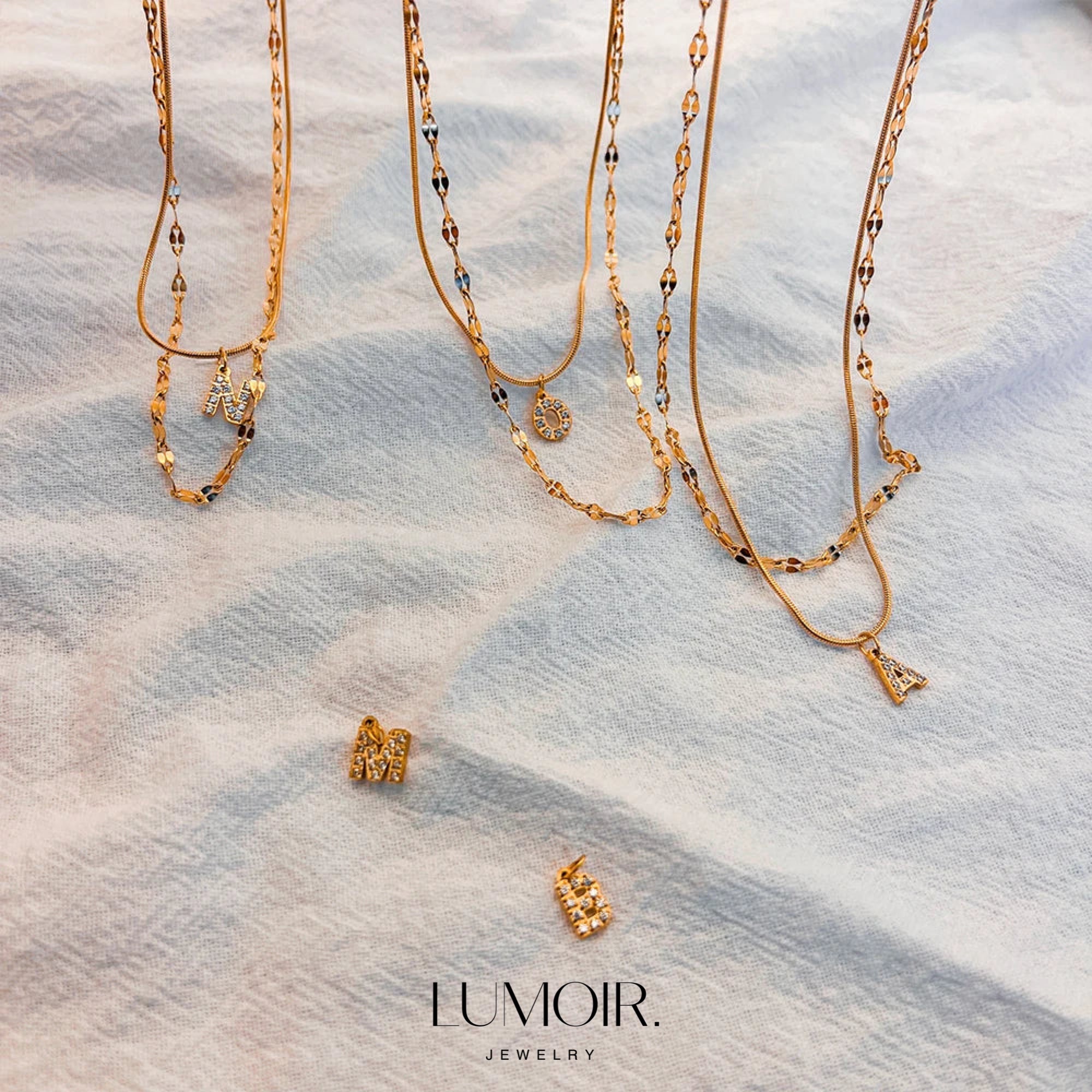 Collier personnalisé en acier inoxydable Luna