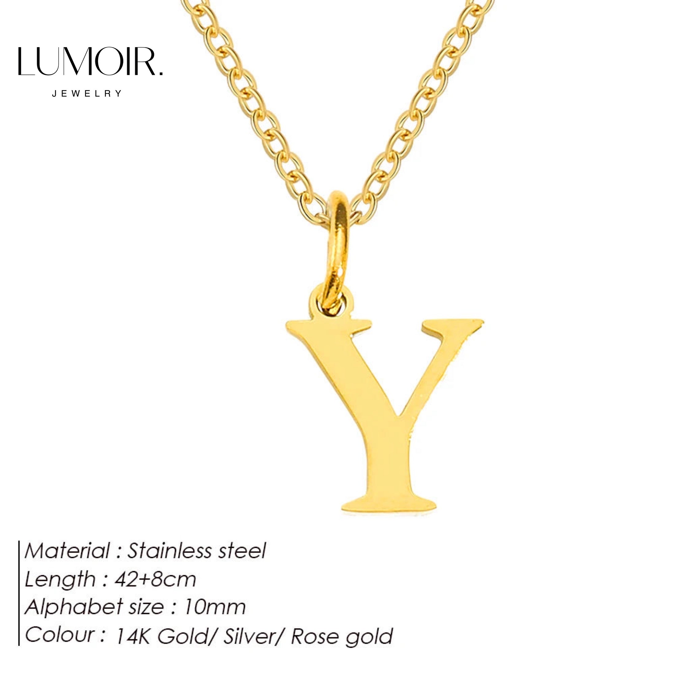 Collier personnalisé en acier inoxydable Lune