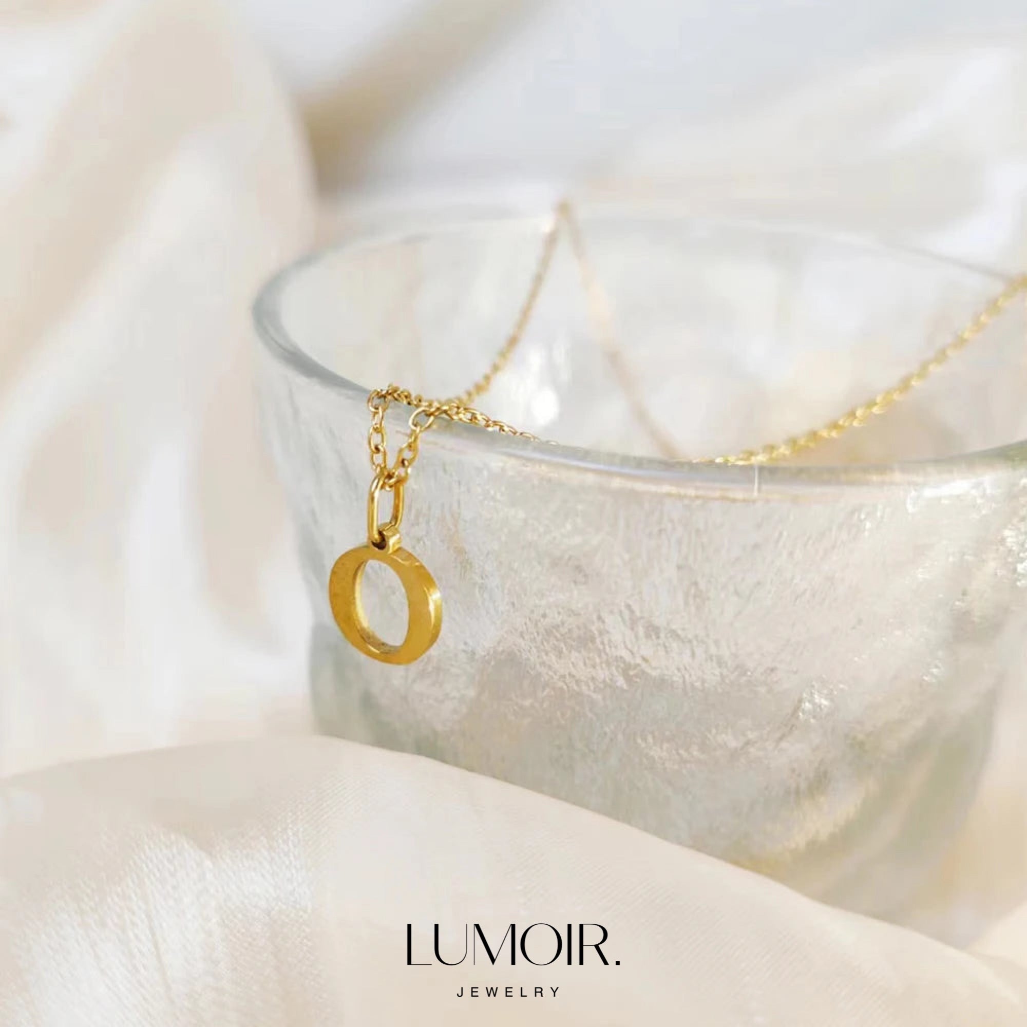Collier personnalisé en acier inoxydable Lune