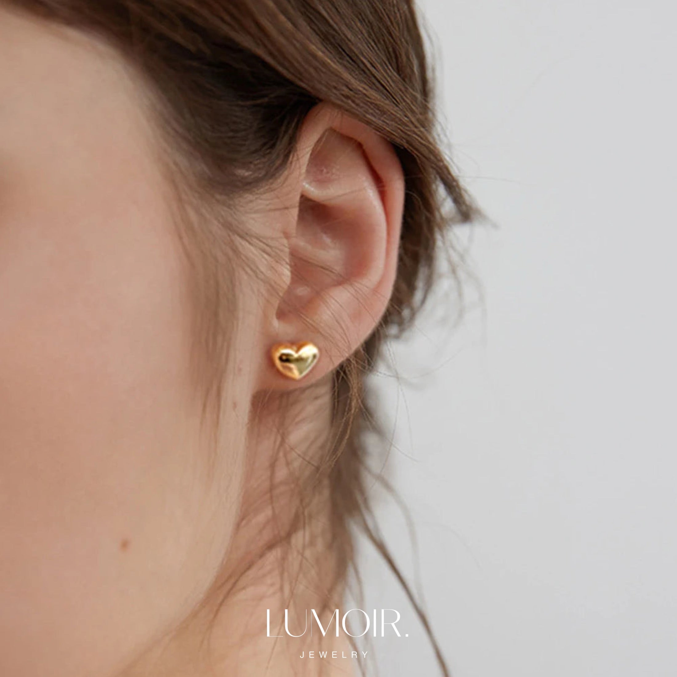 Boucles d'oreilles en acier inoxydable Svea