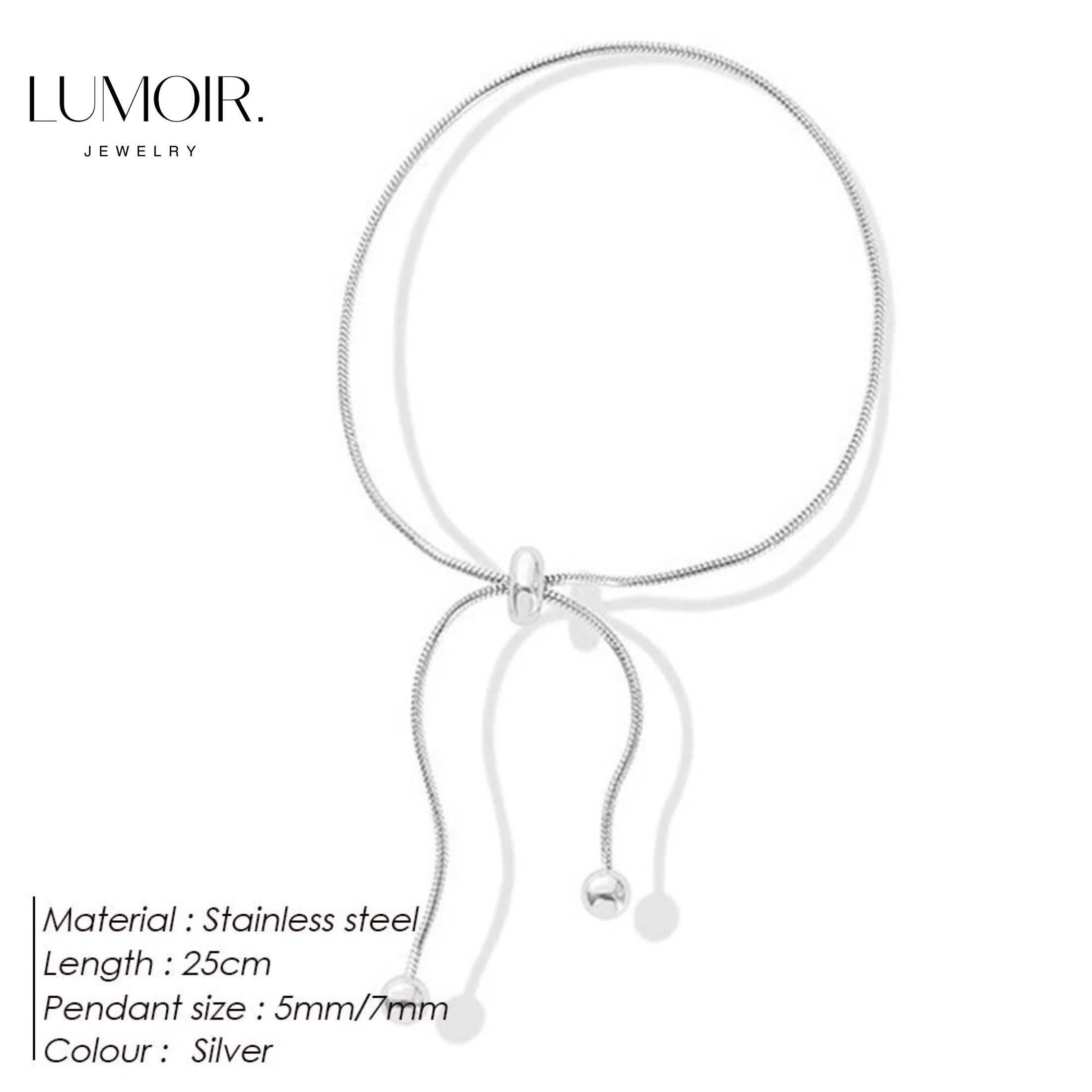 Bracelet en acier inoxydable Roma