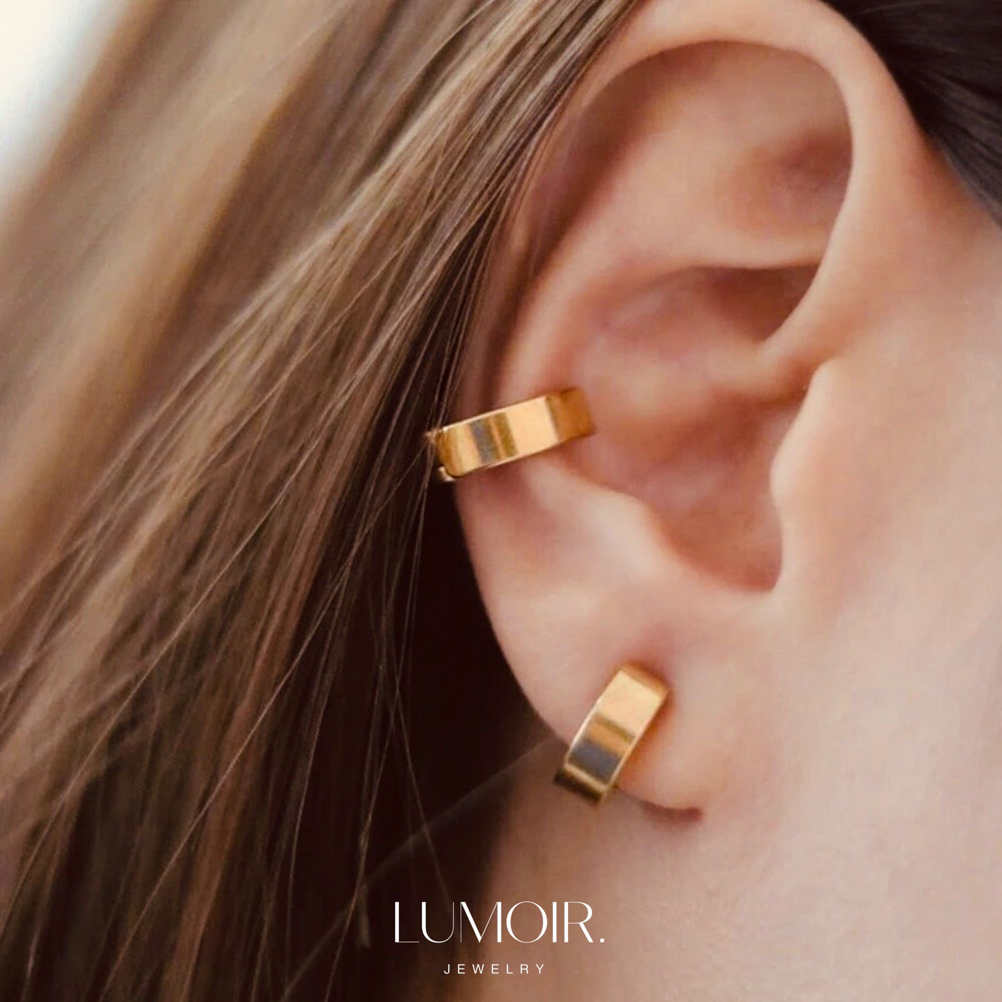 Boucles d'oreilles en acier inoxydable Sélène