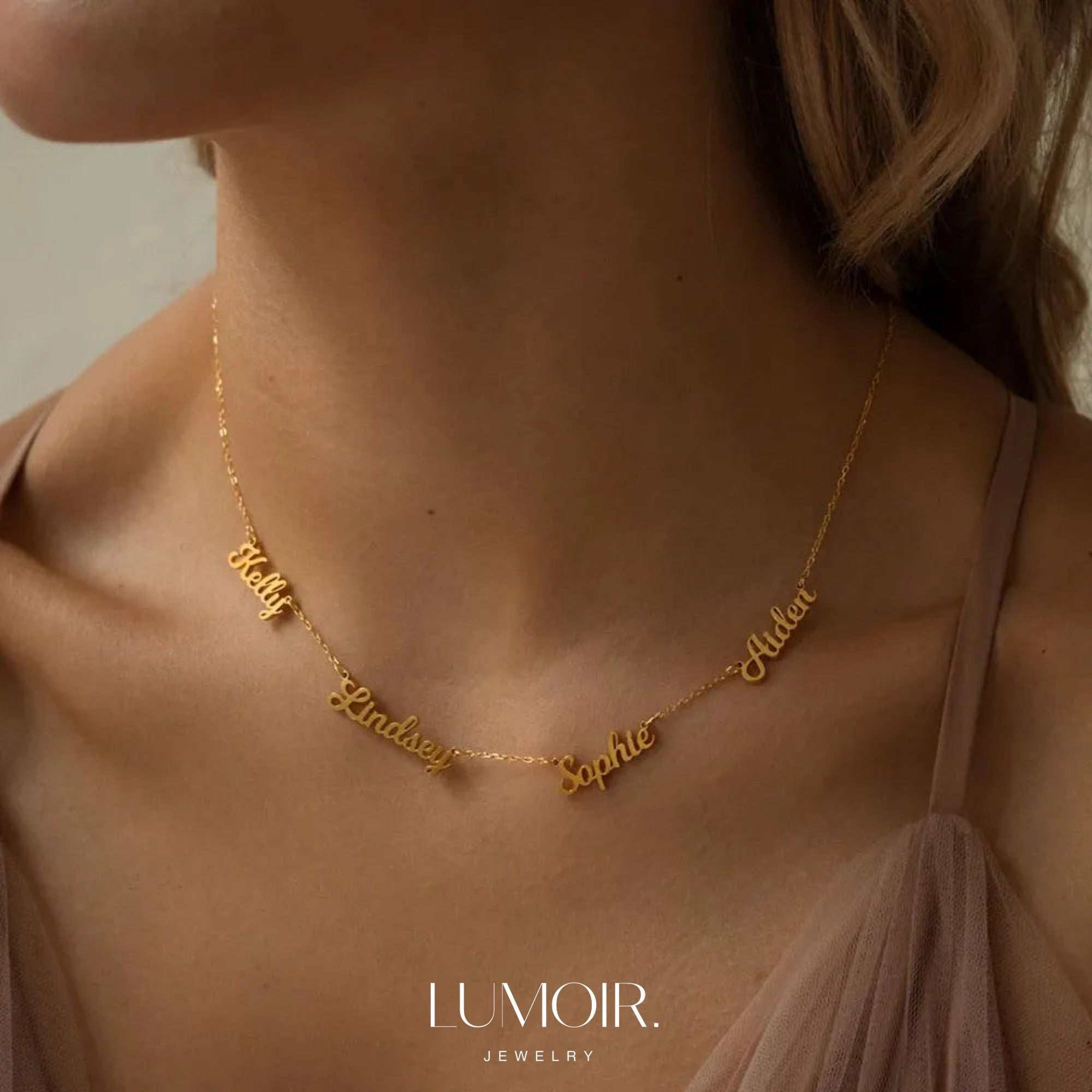 Collier personnalisé en acier inoxydable Terra