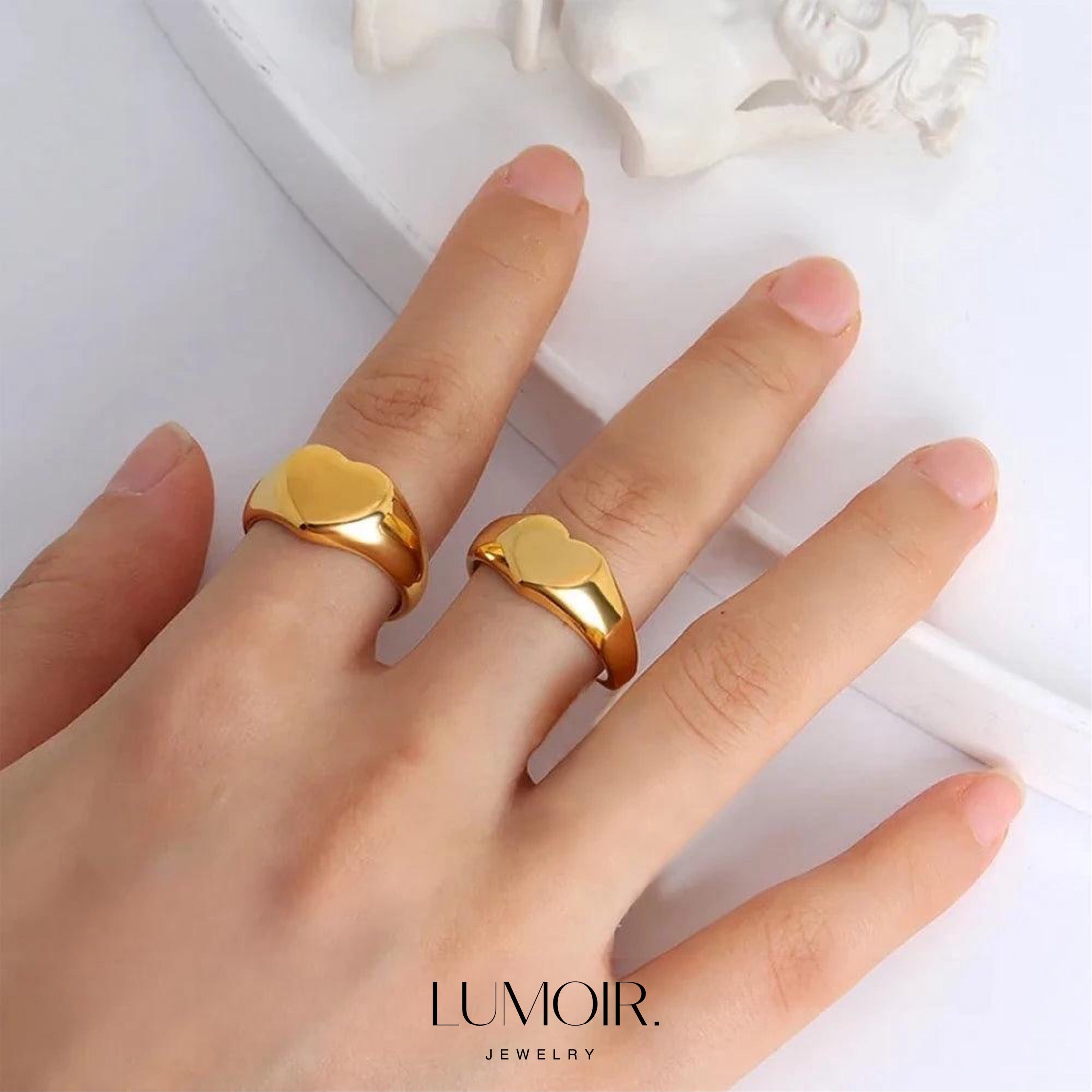 Bague en acier inoxydable Romina