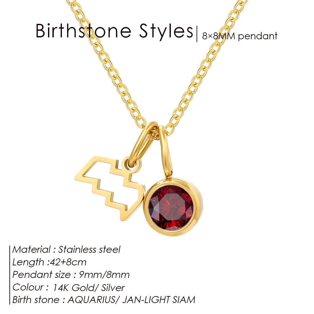 Collier pierre de naissance Rahel