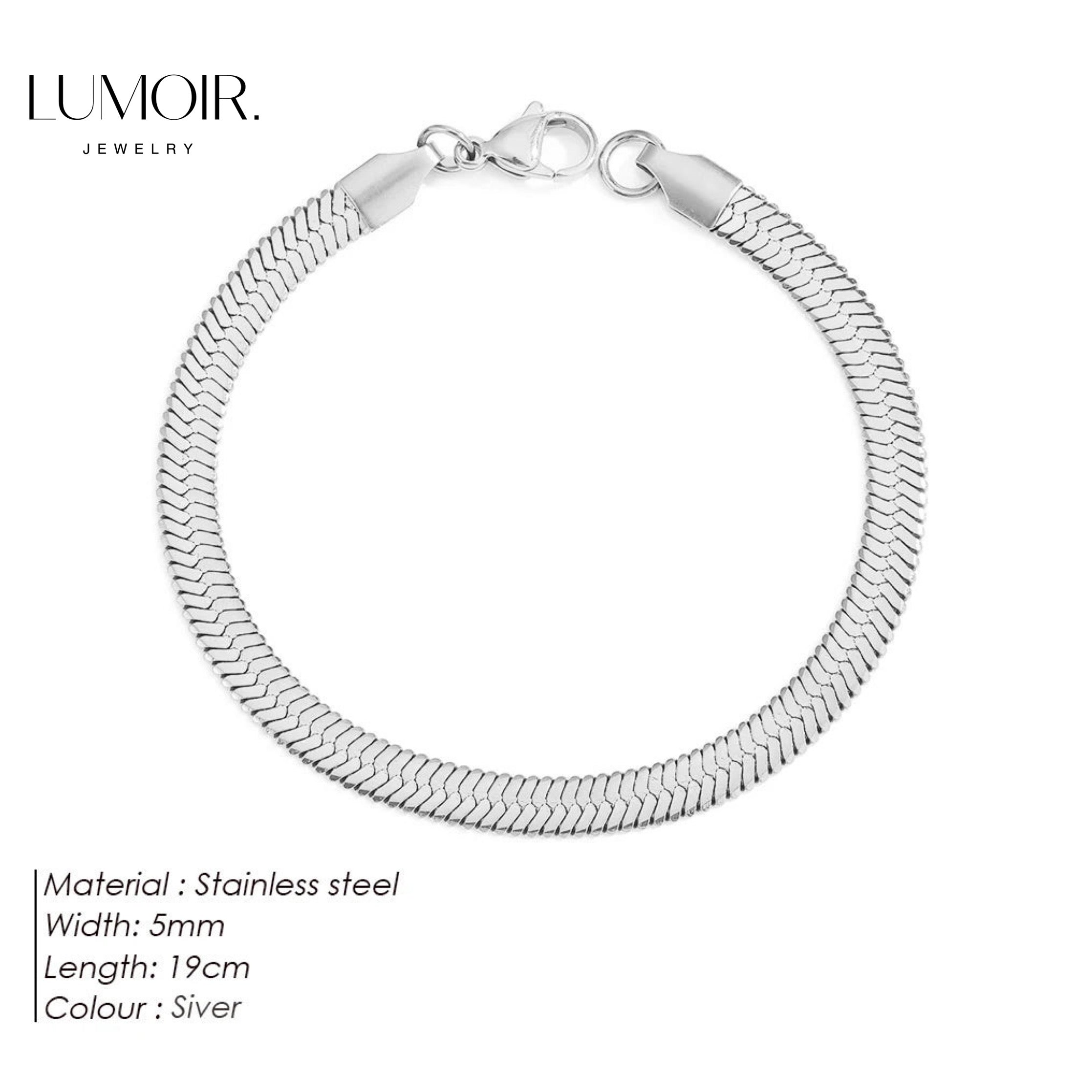 Bracelet en acier inoxydable Lou