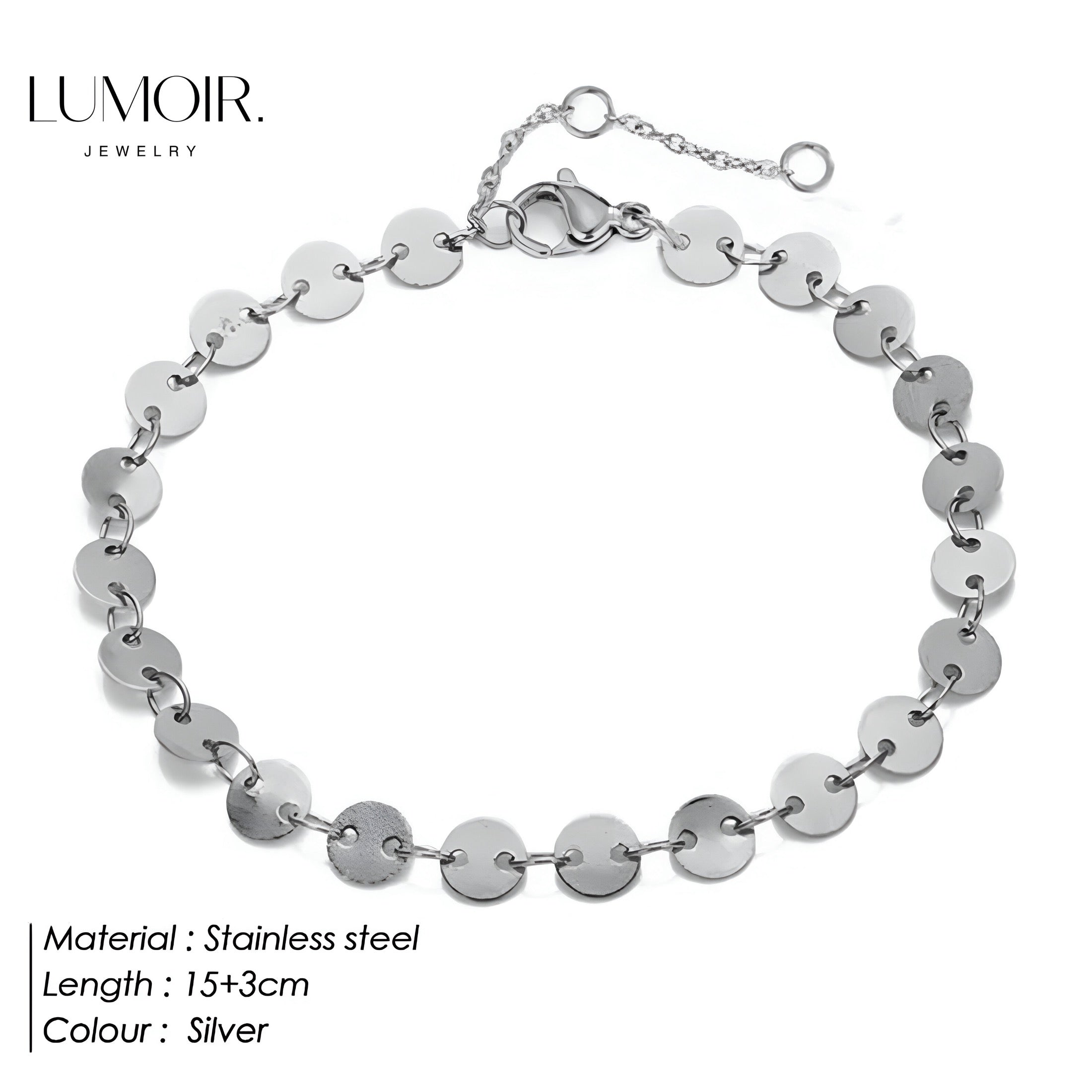 Bracelet en acier inoxydable Lena