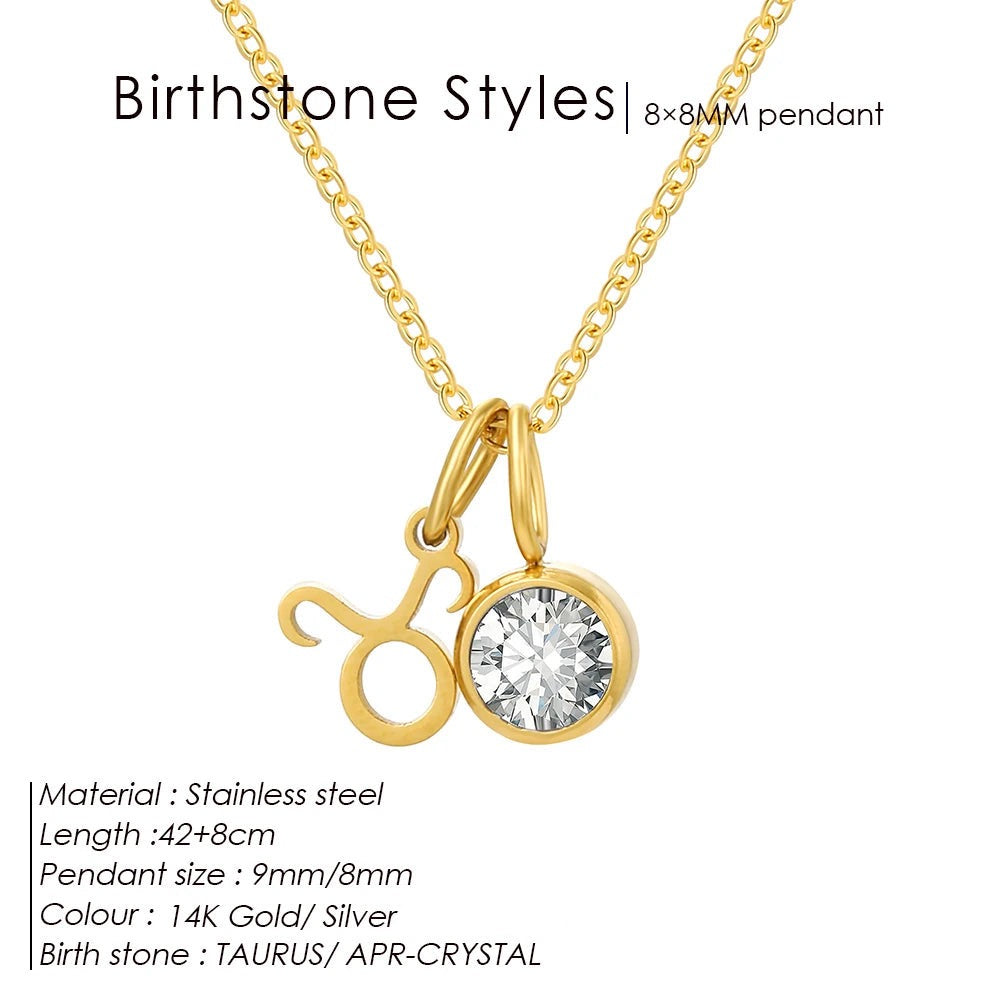 Collier pierre de naissance Rahel