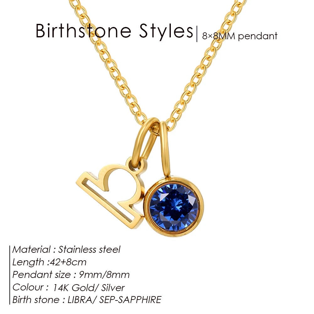 Collier pierre de naissance Rahel