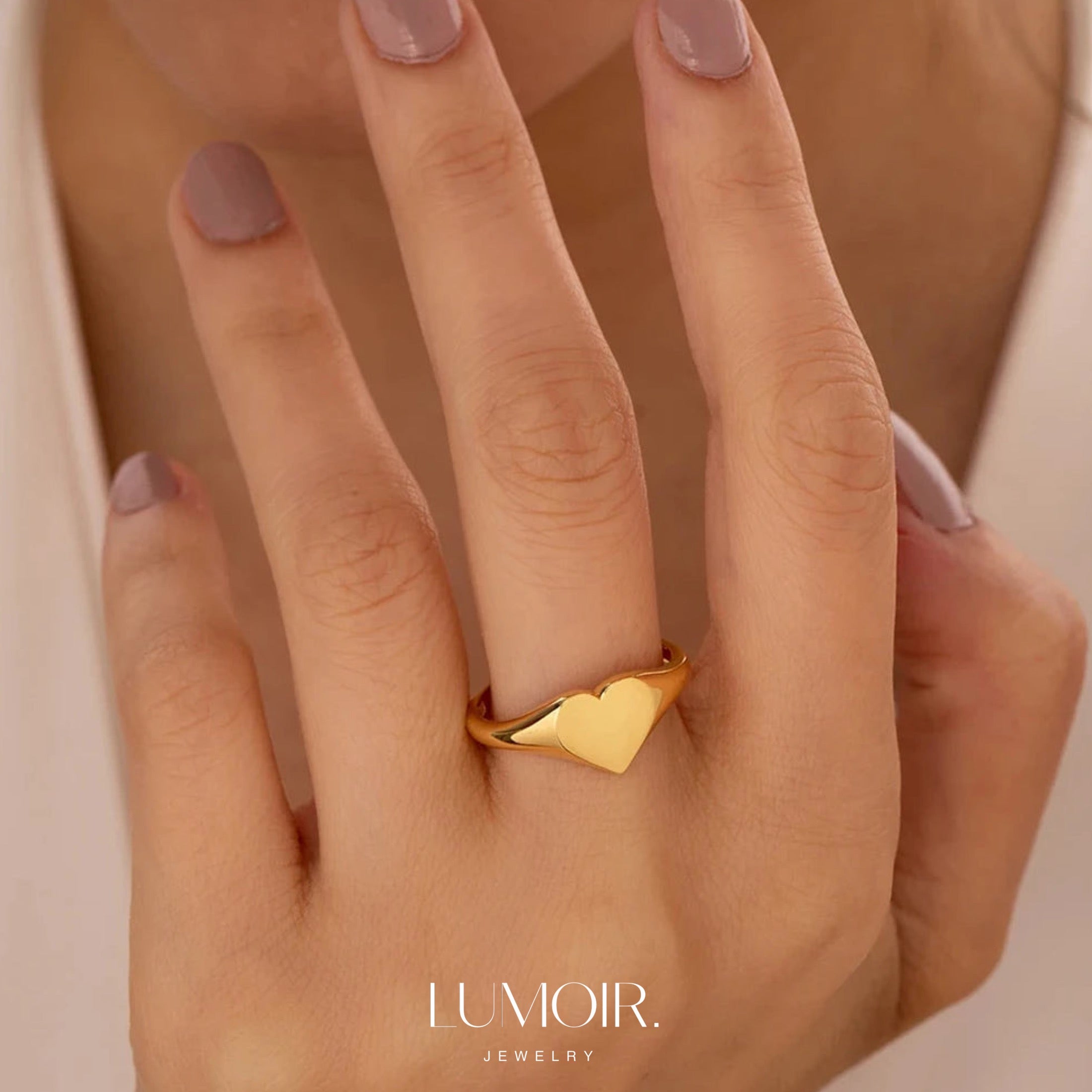 Bague en acier inoxydable Romina