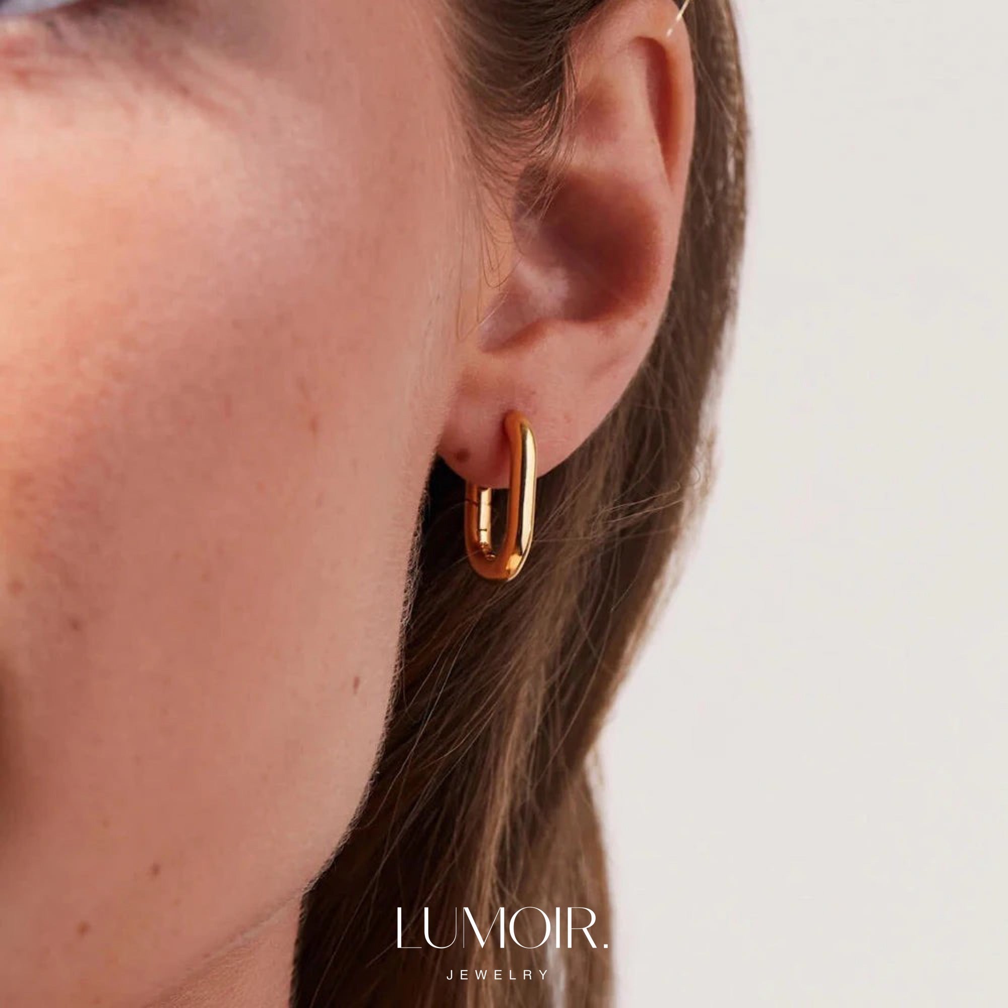 Boucles d'oreilles en acier inoxydable Bruna