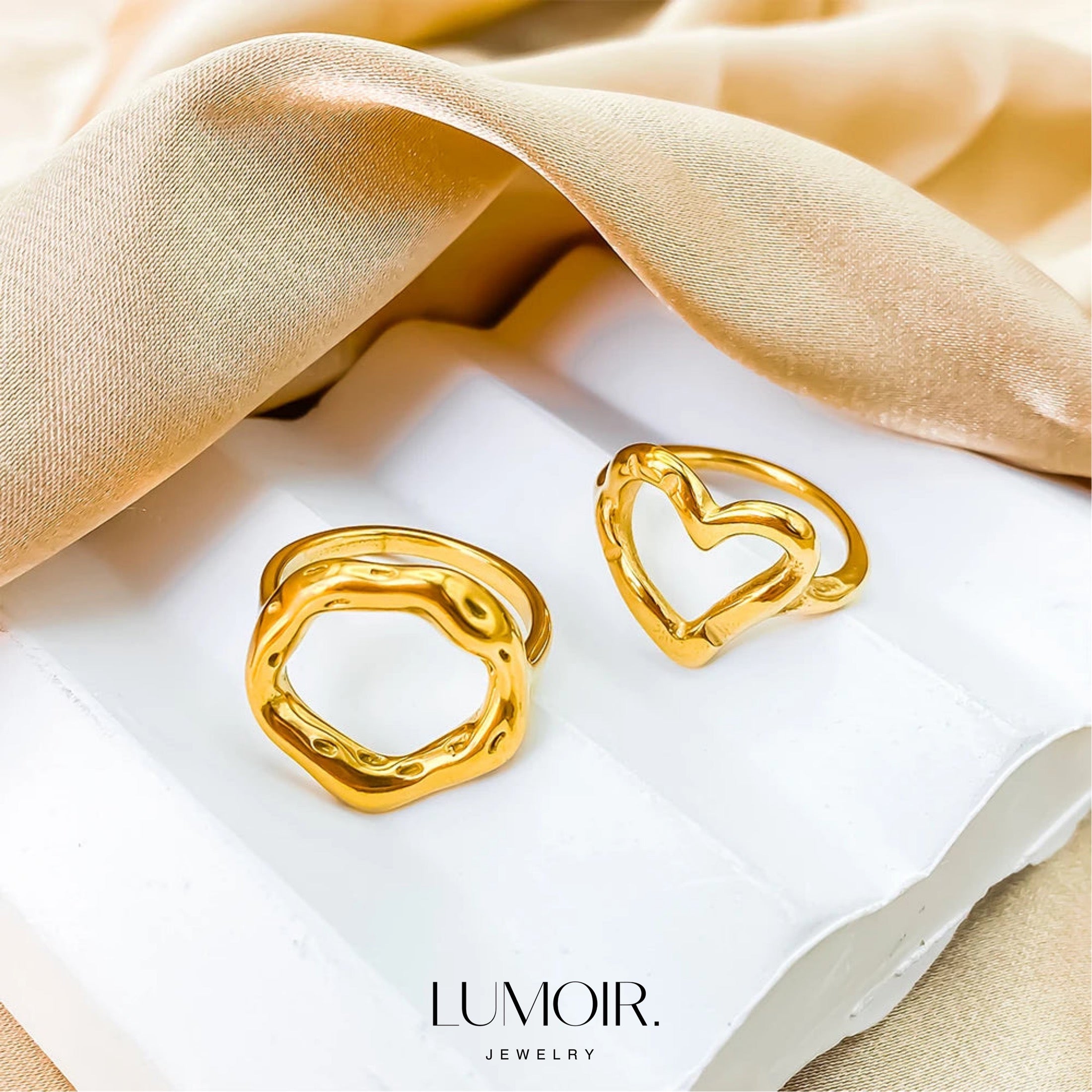 Anneau en acier inoxydable Xenia