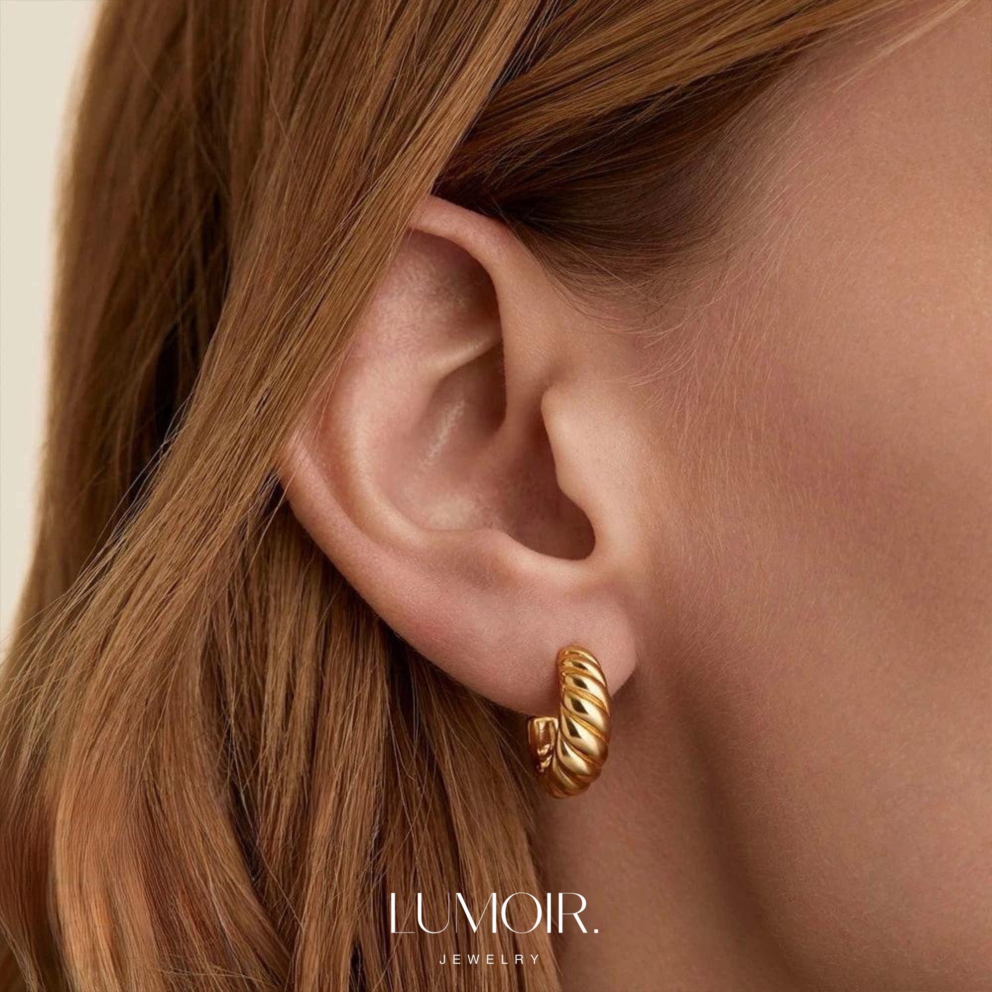Boucle d'oreille Kira en acier inoxydable