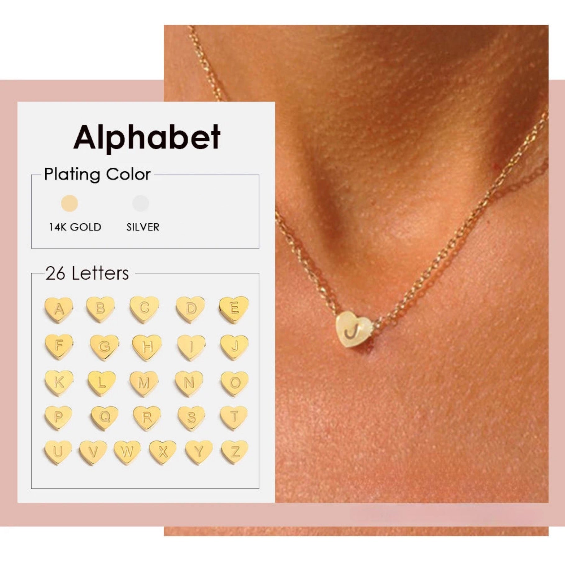 Collier personnalisé en acier inoxydable Bluma