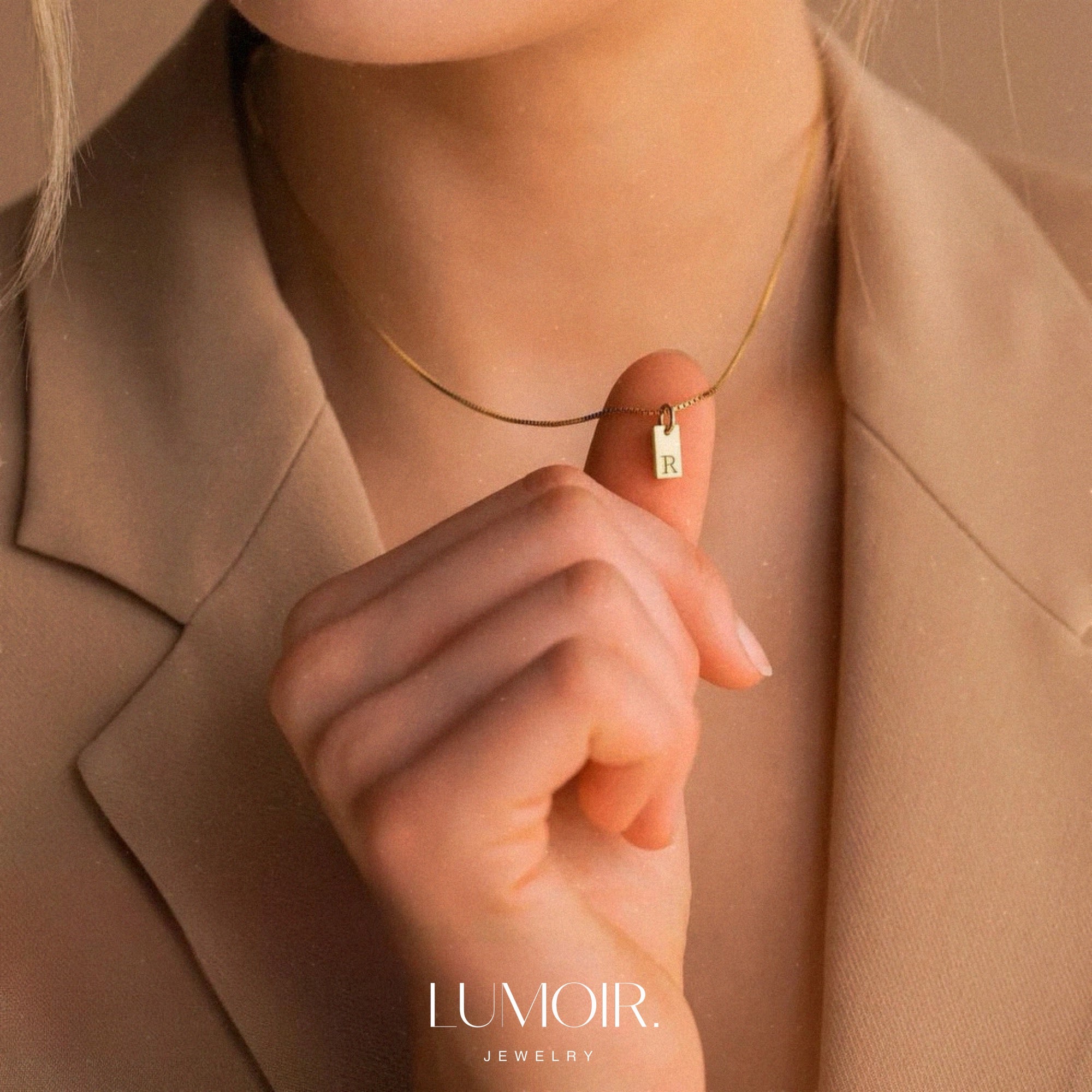 Collier personnalisé en acier inoxydable Luana