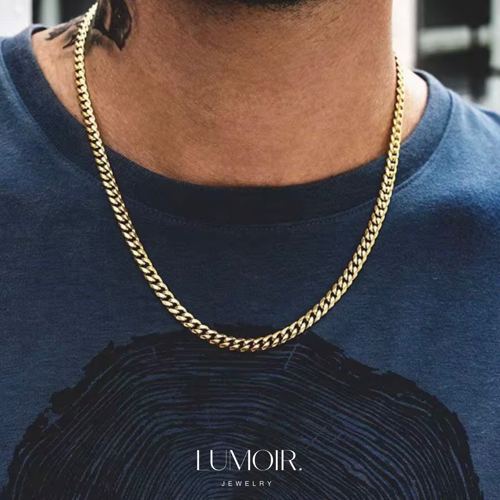 Collier en acier inoxydable Roi