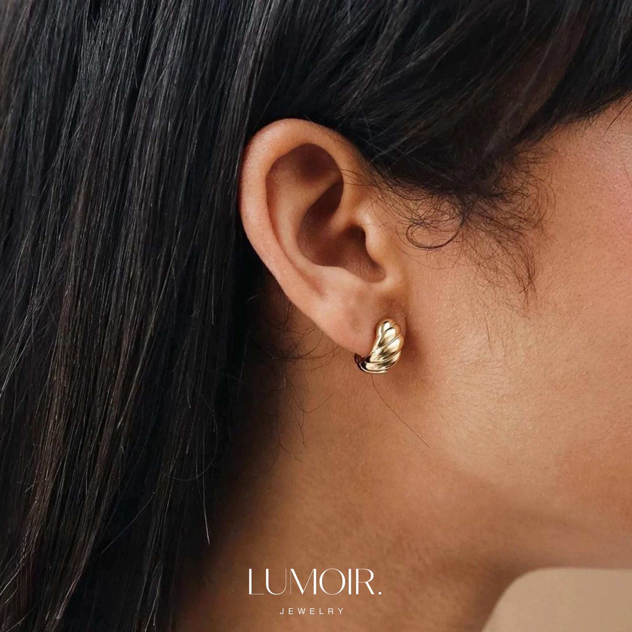 Boucles d'oreilles en acier inoxydable Orielle