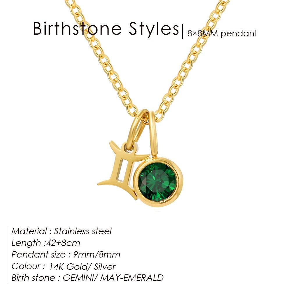 Collier pierre de naissance Rahel