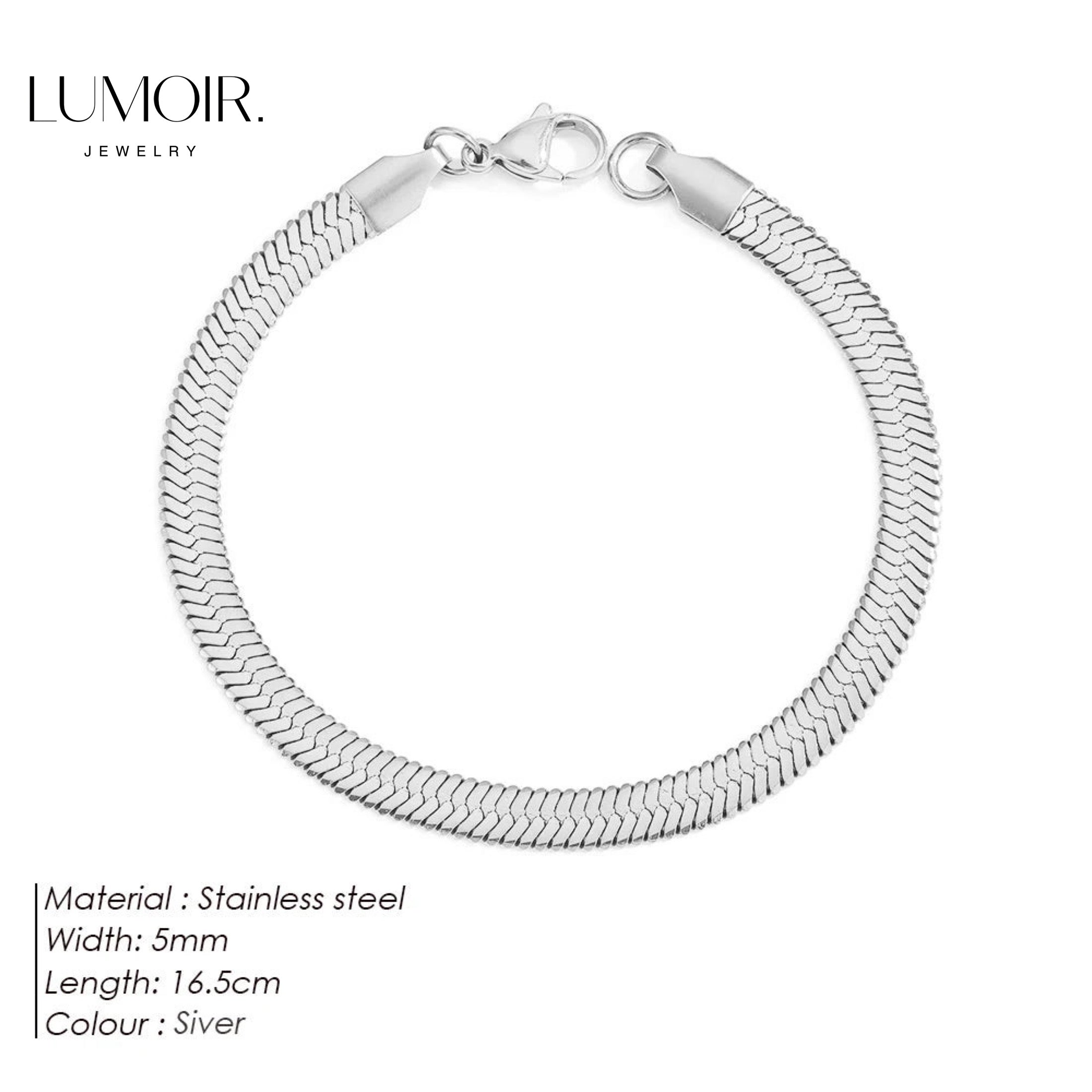 Bracelet en acier inoxydable Lou