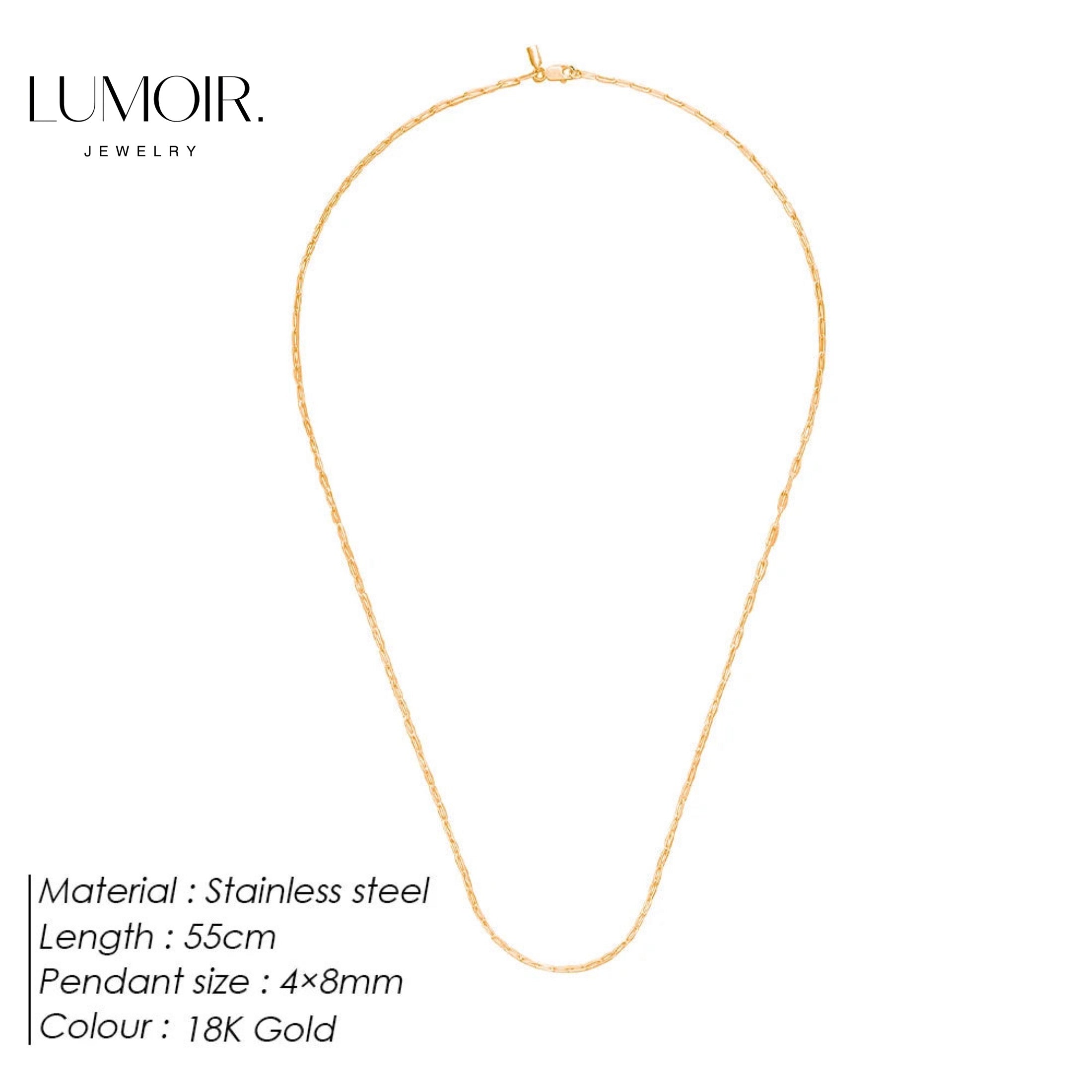 Collier personnalisé en acier inoxydable James