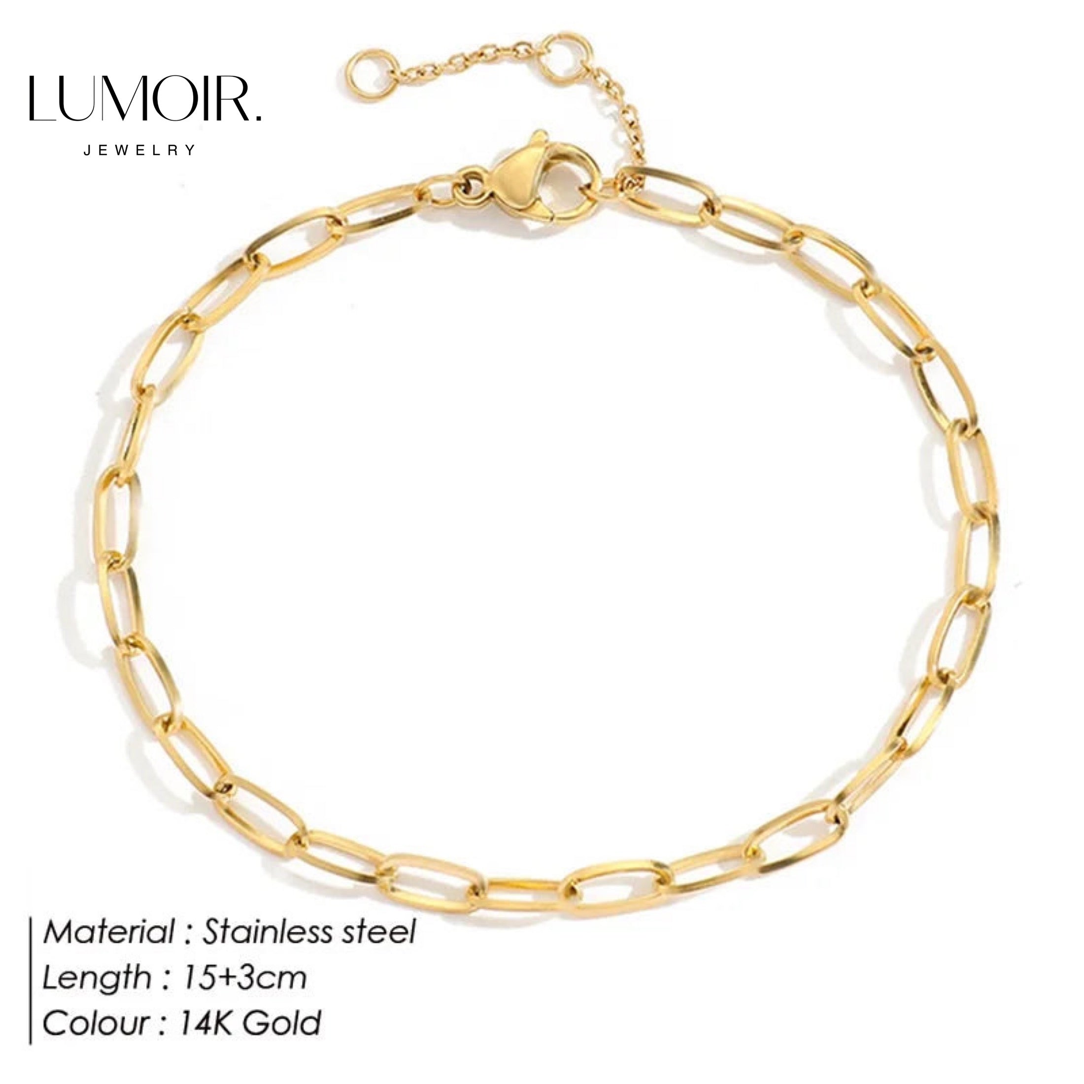 Bracelet en acier inoxydable Roxane