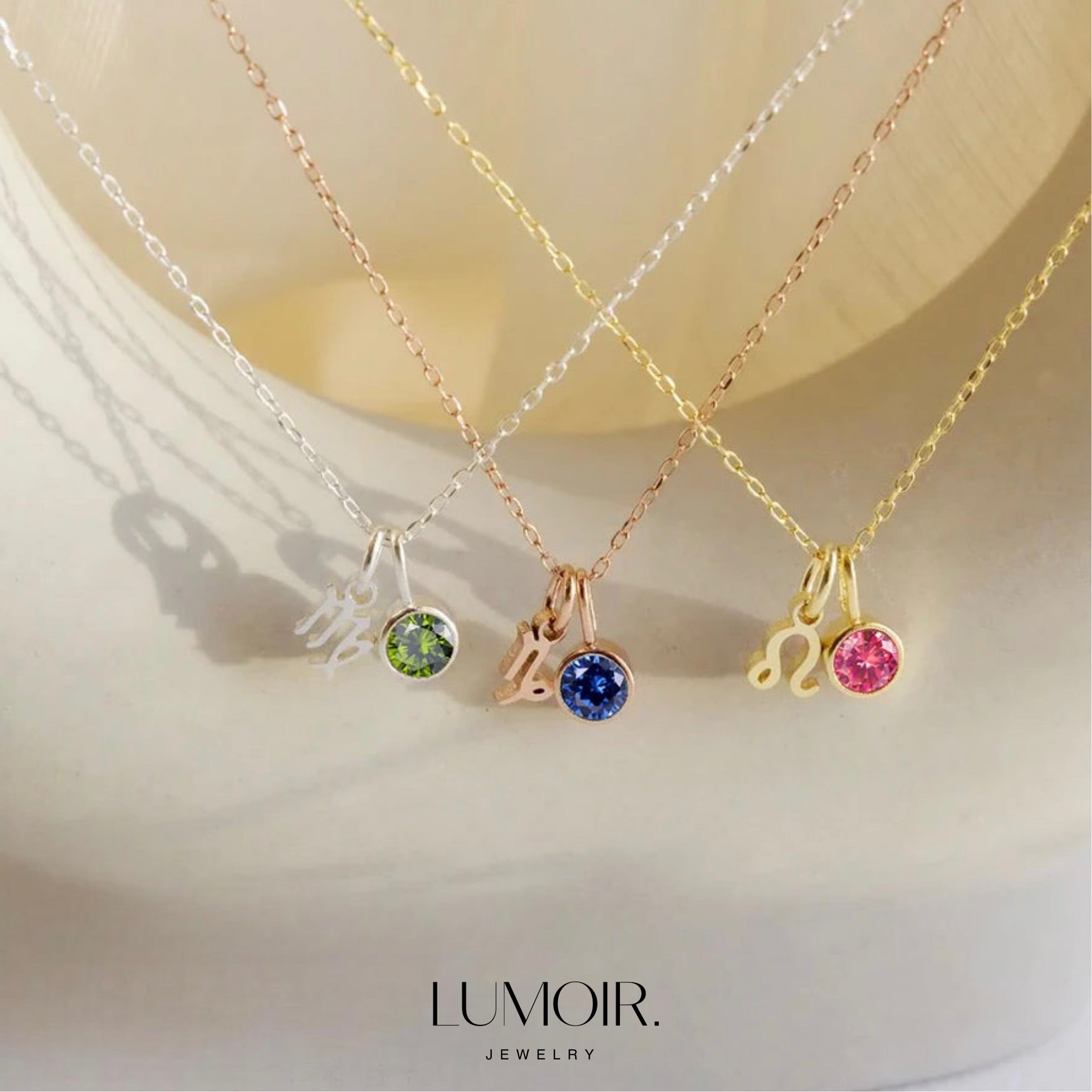 Collier pierre de naissance Rahel